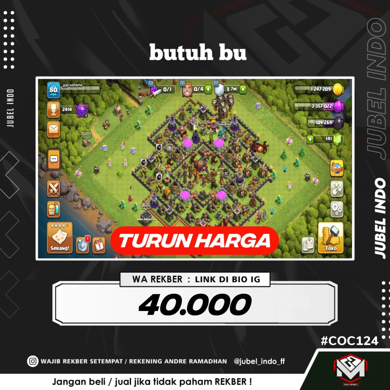 STOK COC #COC124