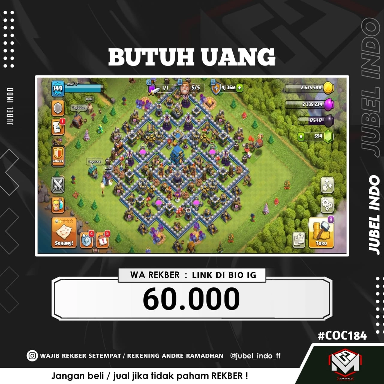 STOK COC #COC184
