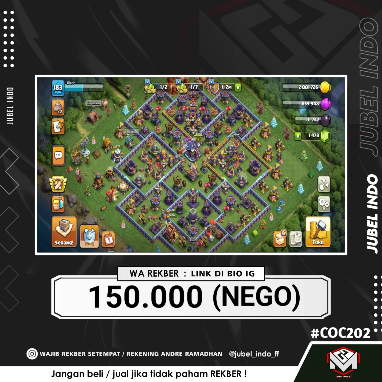 STOK COC #COC202