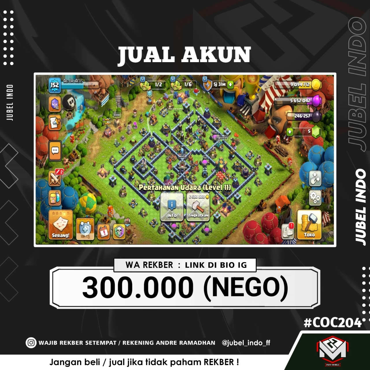 STOK COC #COC204