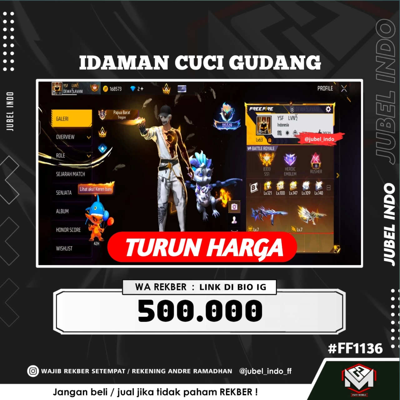 STOK FF #FF1136