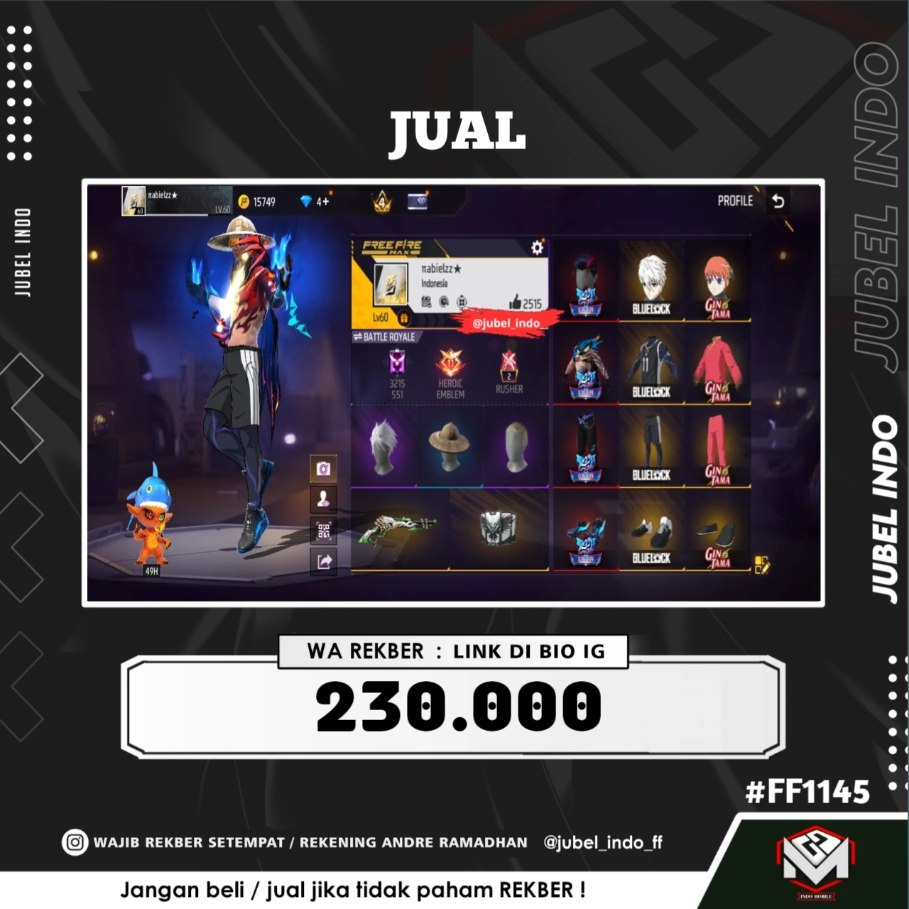 STOK FF #FF1145
