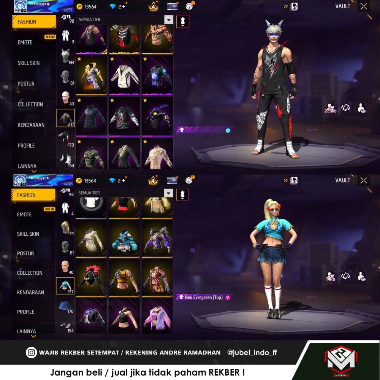 Gallery STOK FF #FF1150