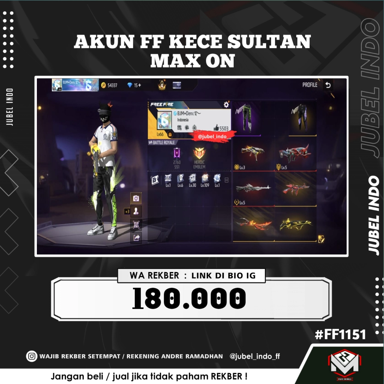STOK FF #FF1151