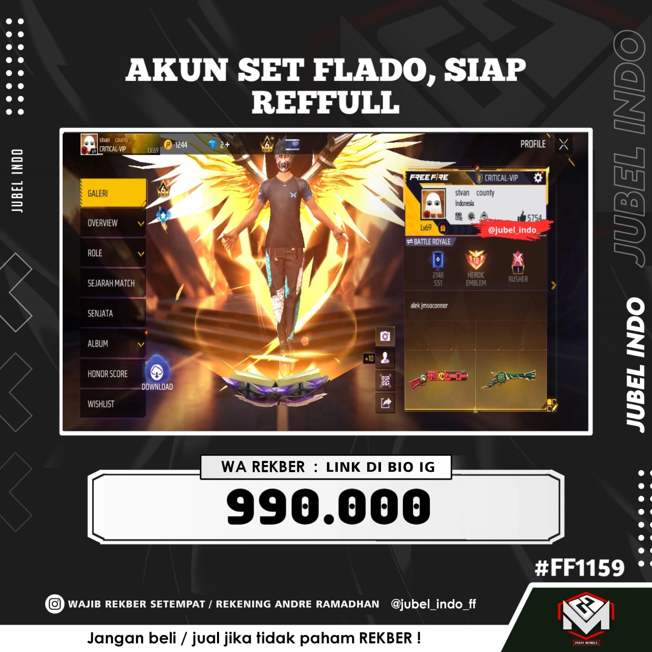 STOK FF #FF1159