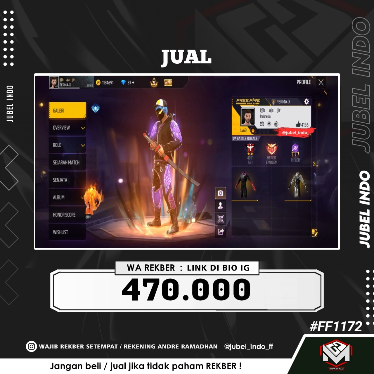STOK FF #FF1172
