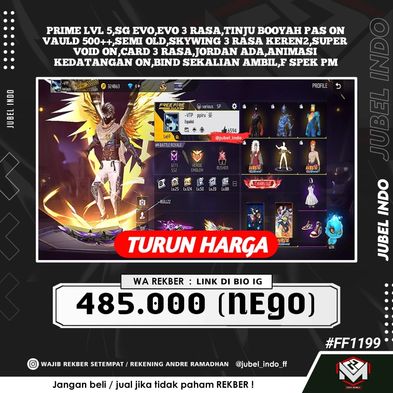 STOK FF #FF1199