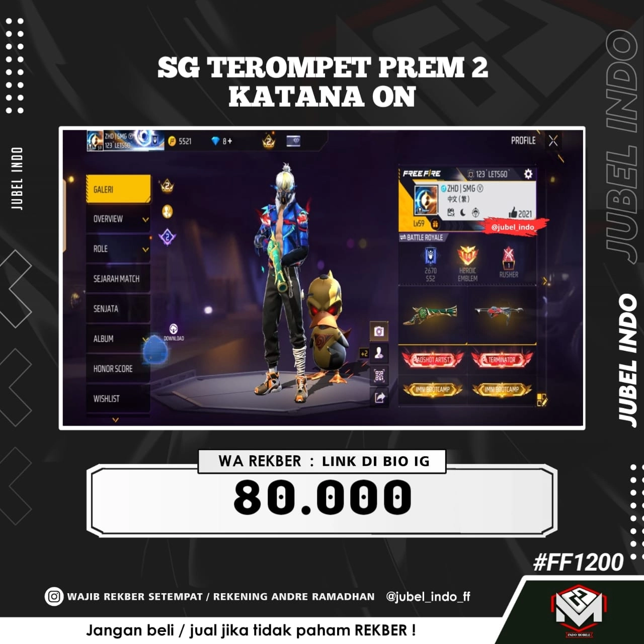 STOK FF #FF1200