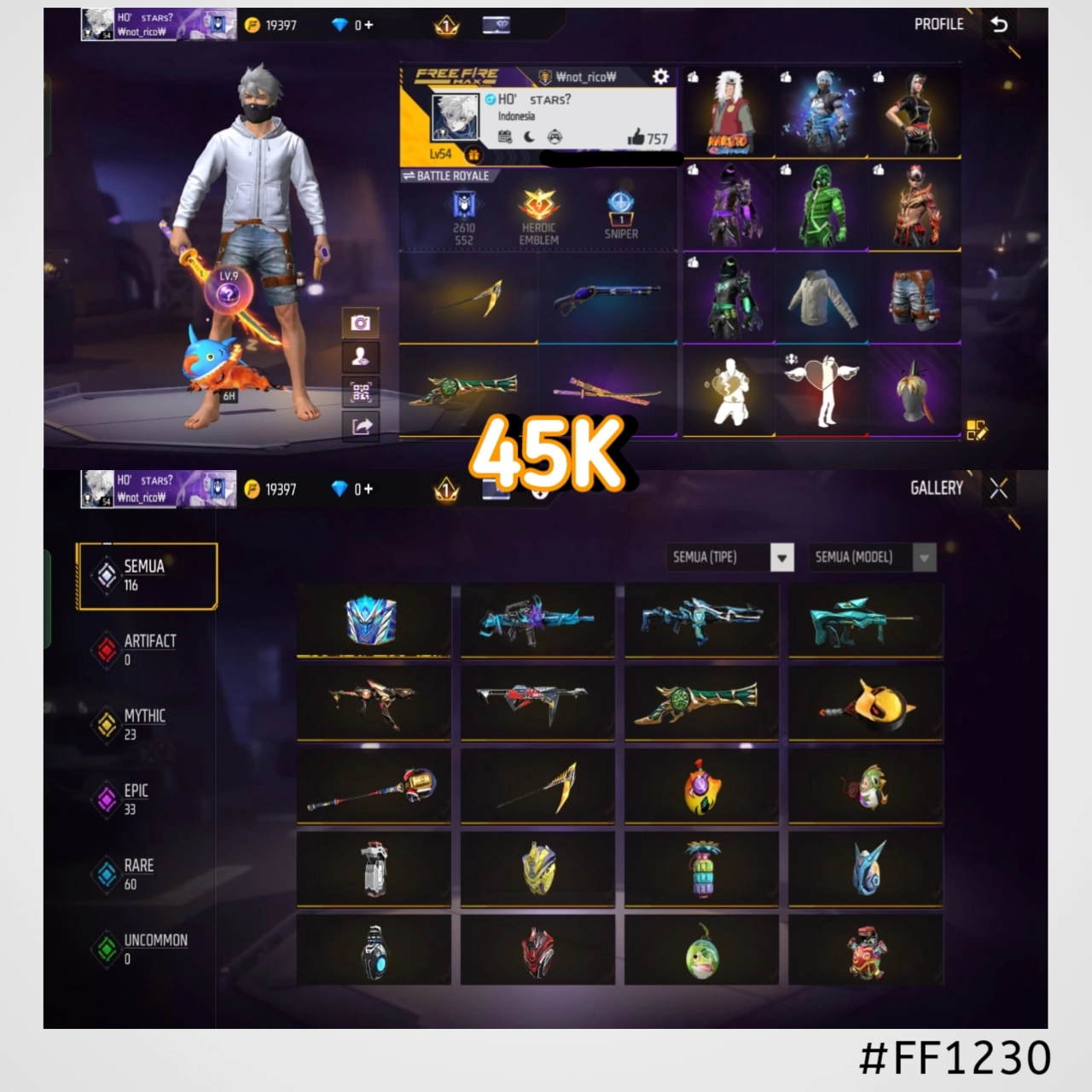 STOK FF #FF1230