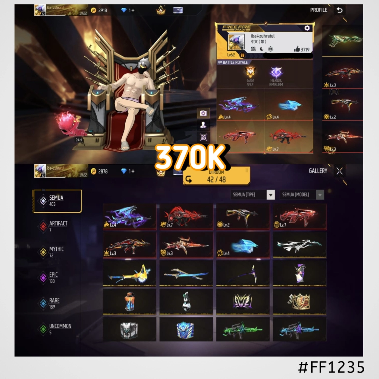 STOK FF #FF1235