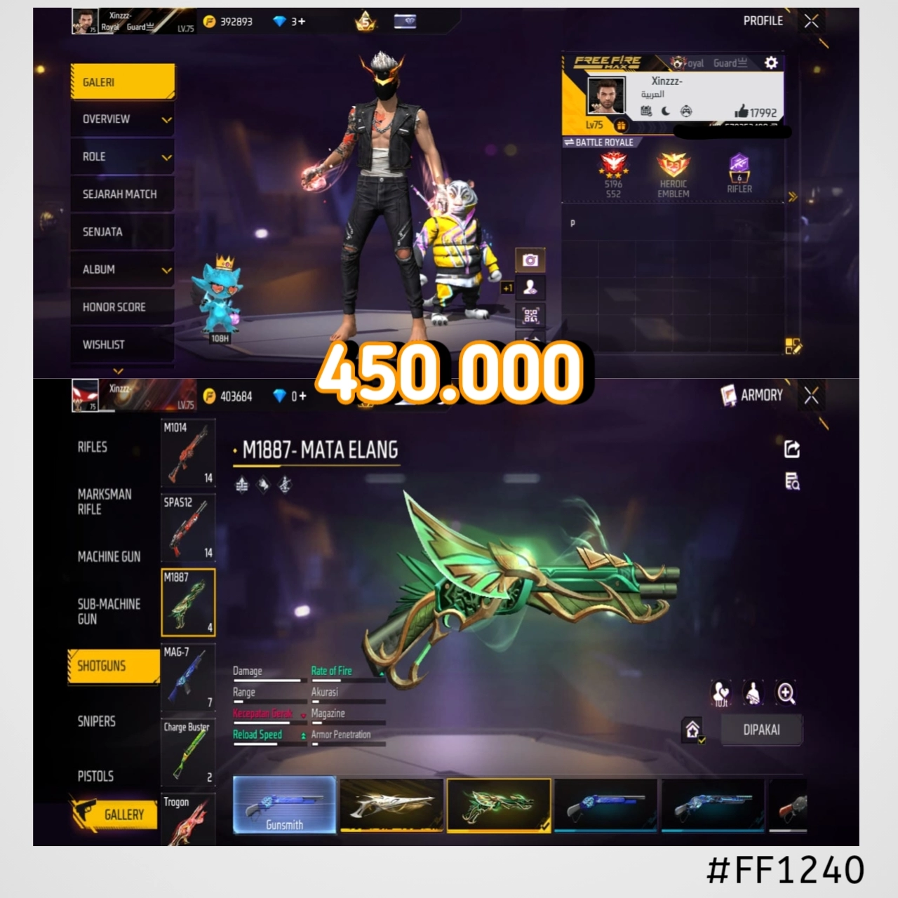 STOK FF #FF1240