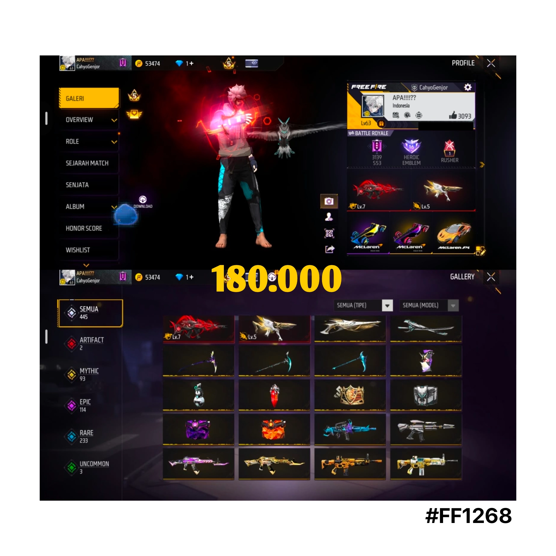 STOK FF #FF1268
