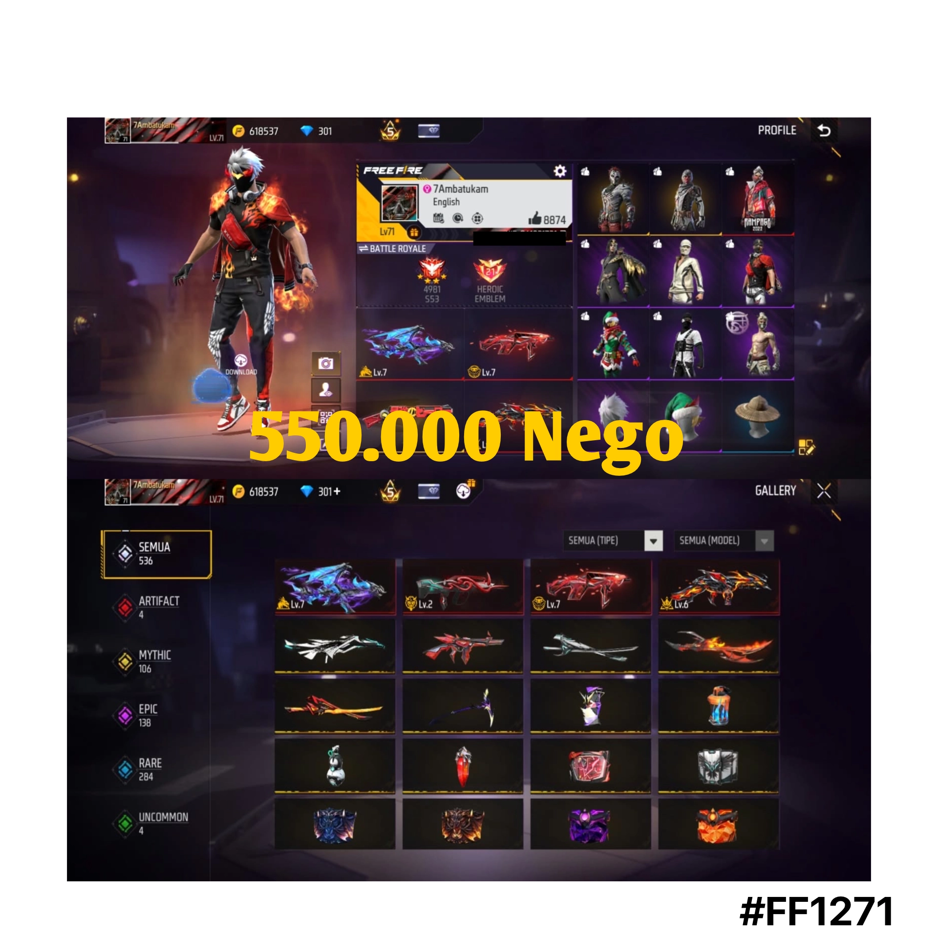 STOK FF #FF1271