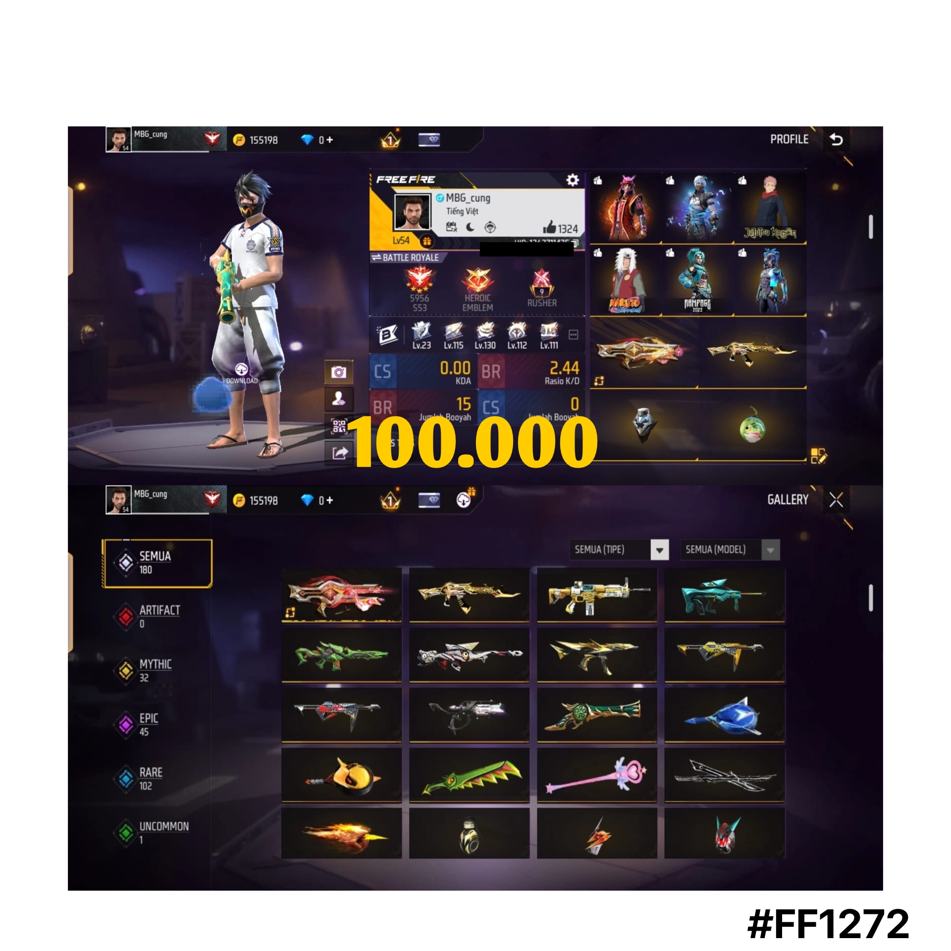 STOK FF #FF1272