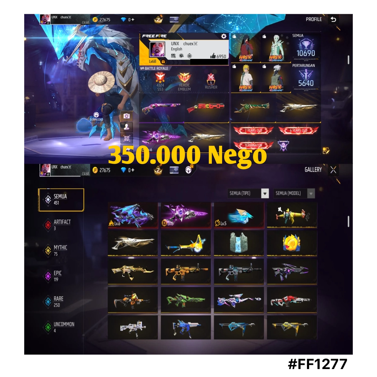 STOK FF #FF1277
