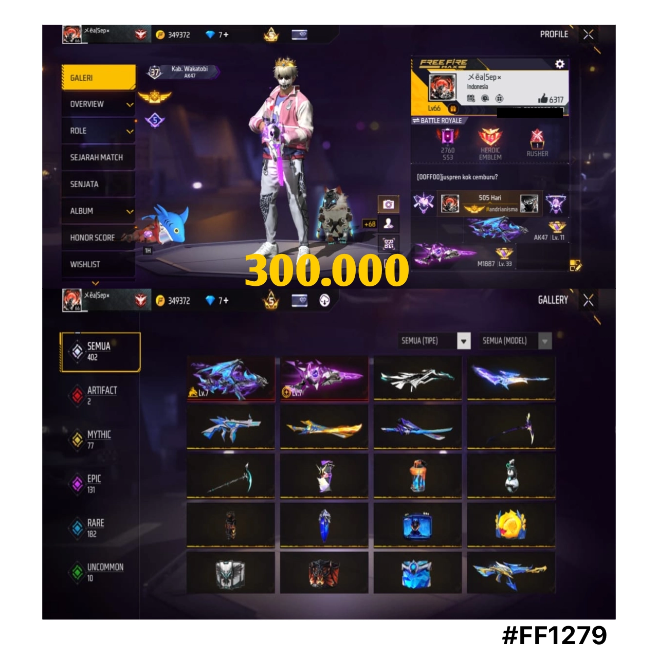 STOK FF #FF1279
