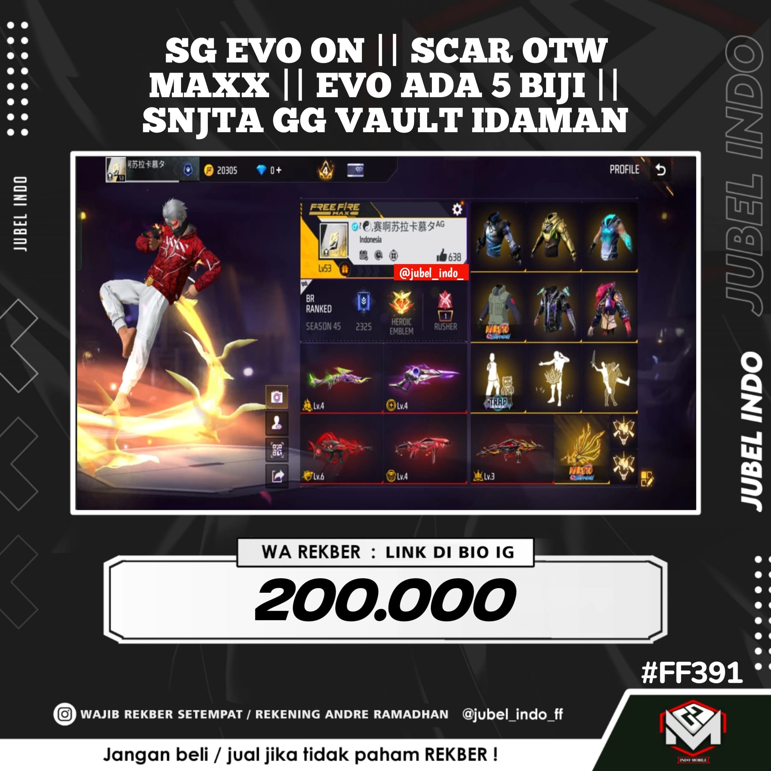 STOK FF #FF391