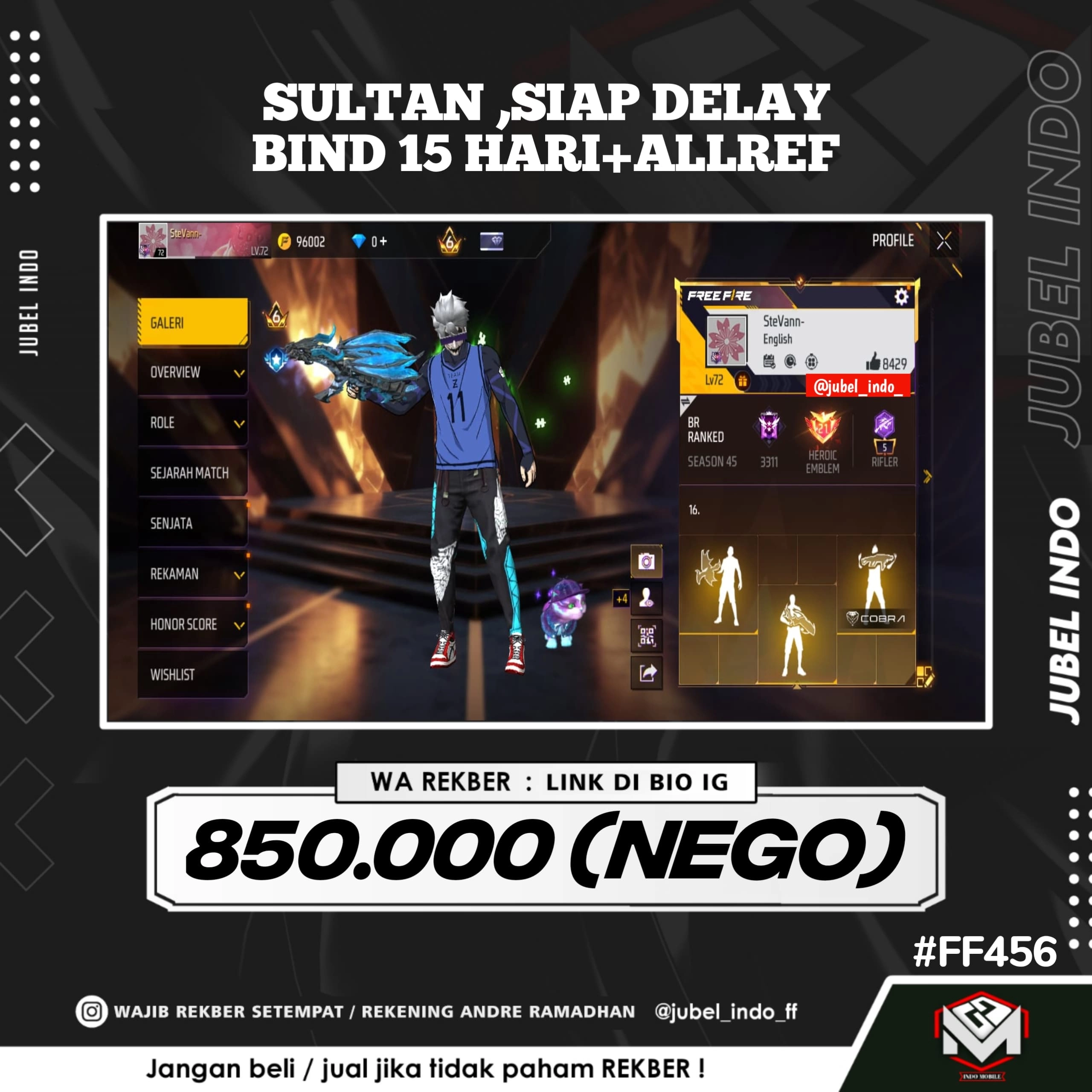 STOK FF #FF456