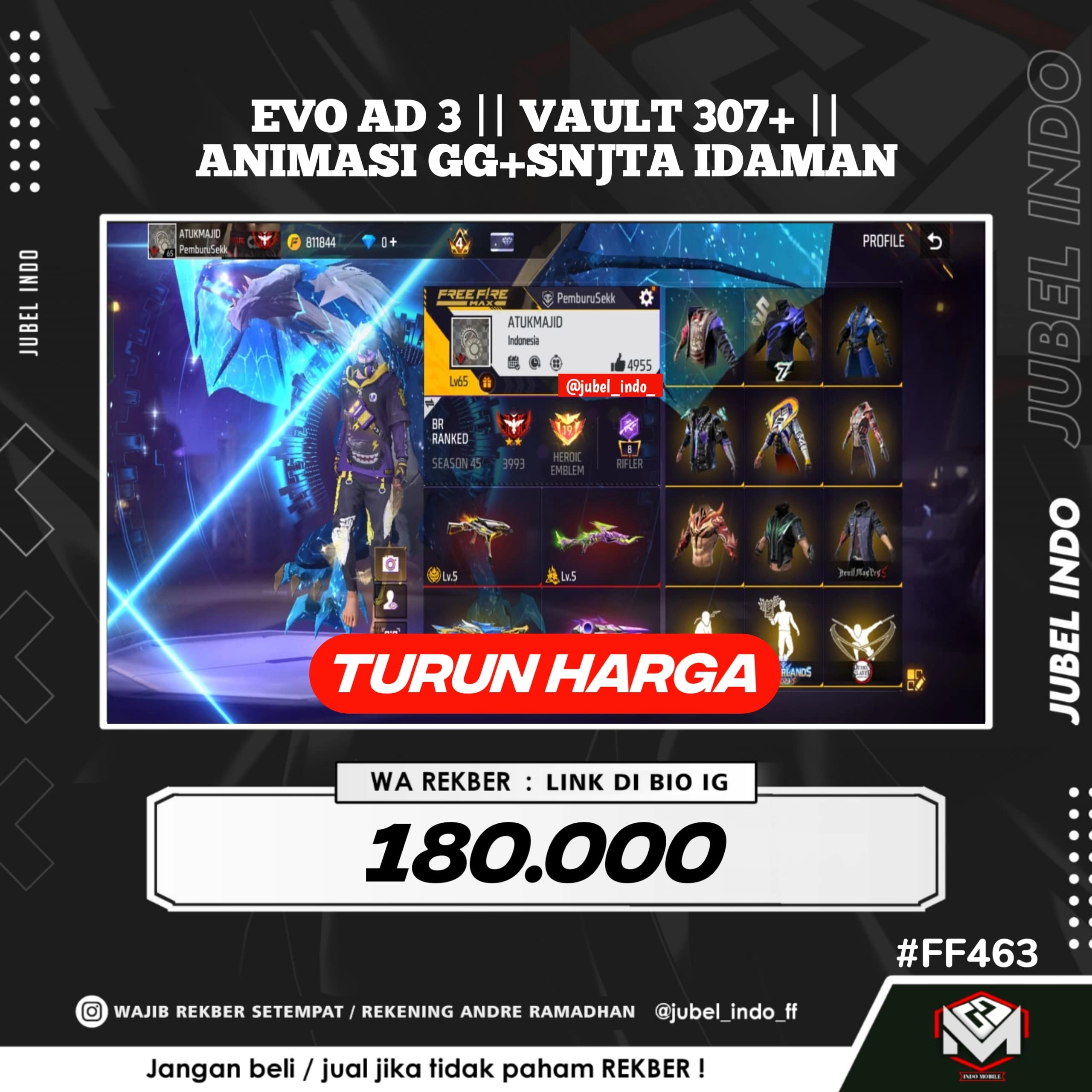 STOK FF #FF463