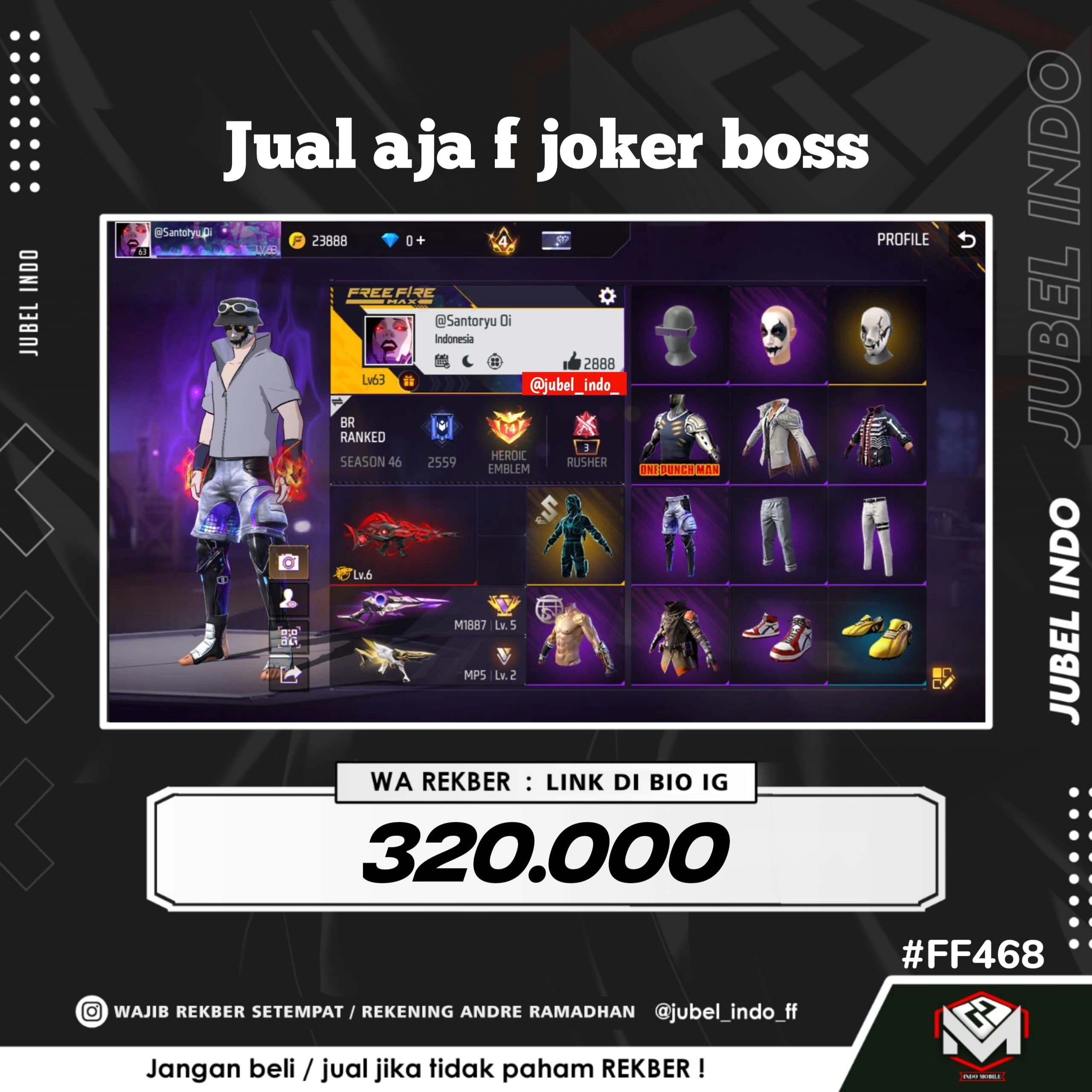 STOK FF #FF468