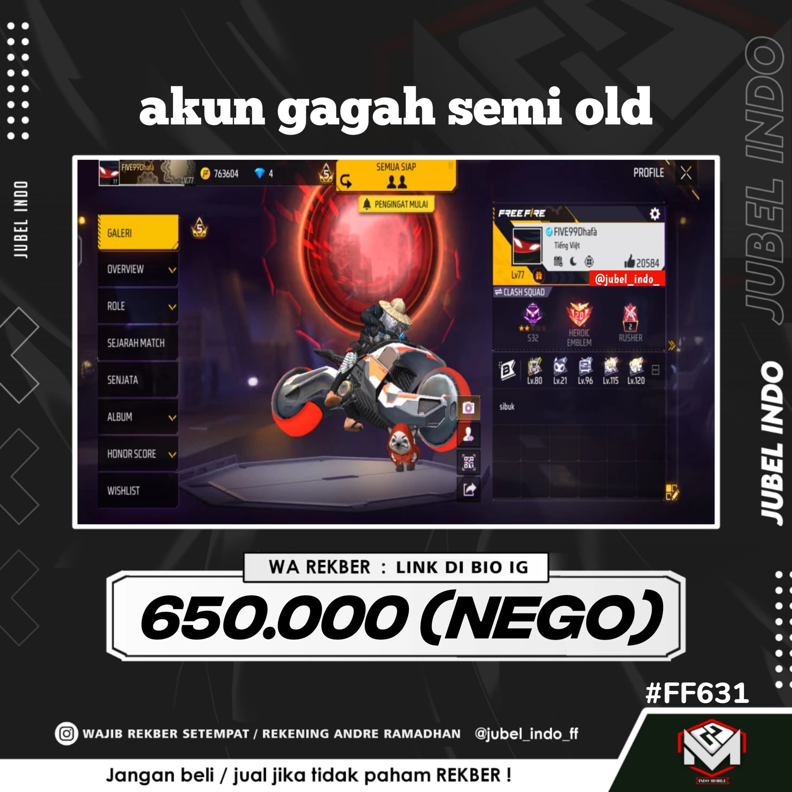 STOK FF #FF631