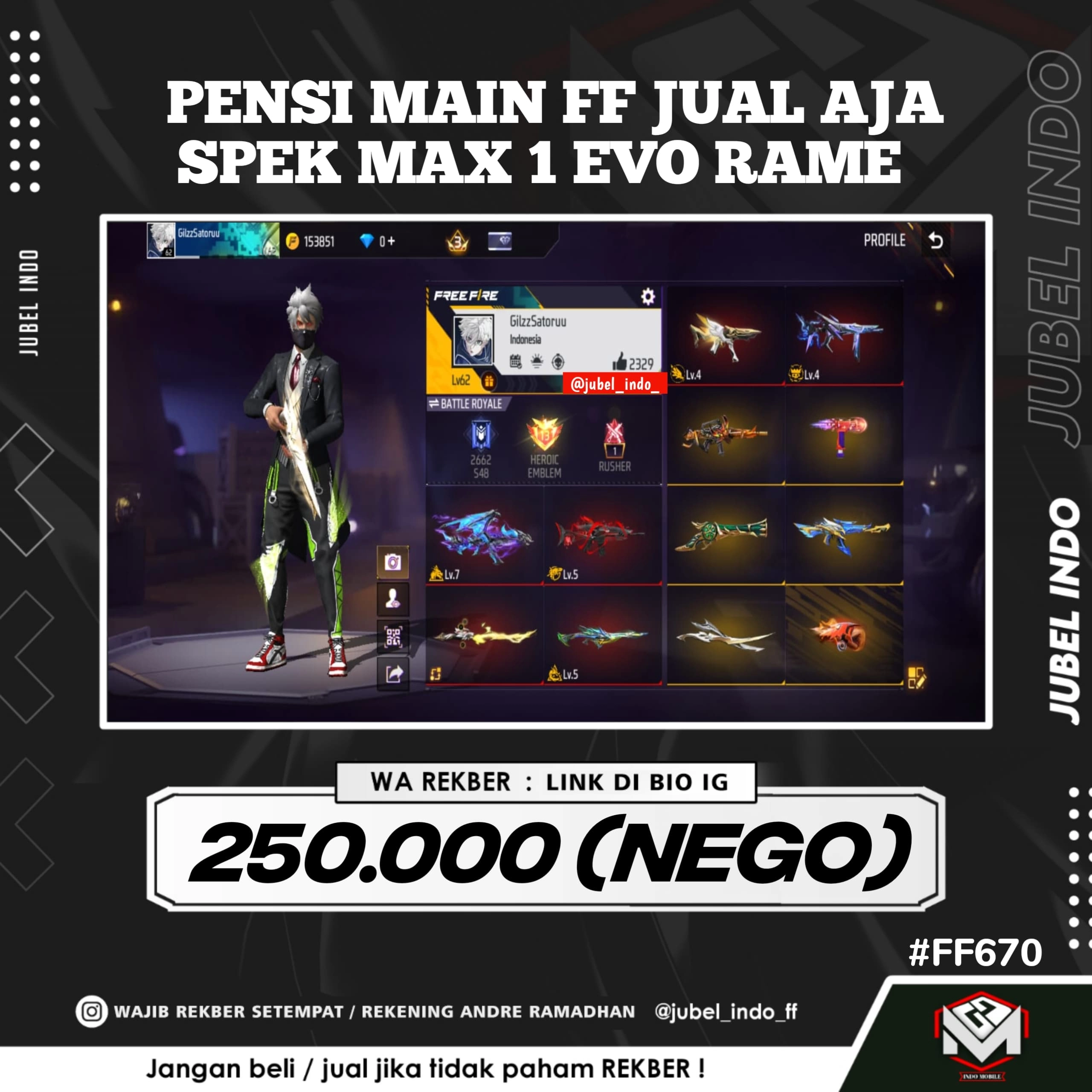 STOK FF #FF670