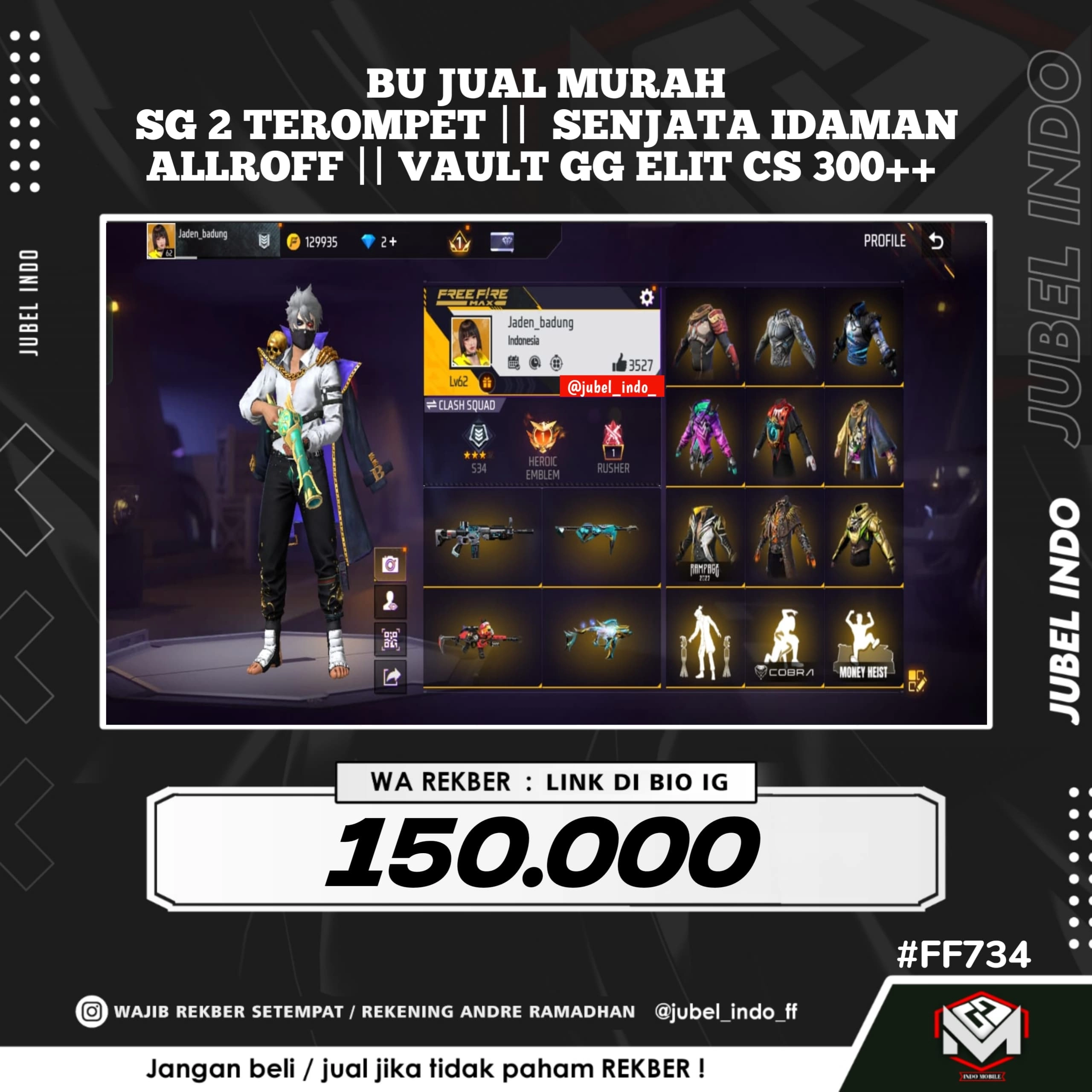 STOK FF #FF734