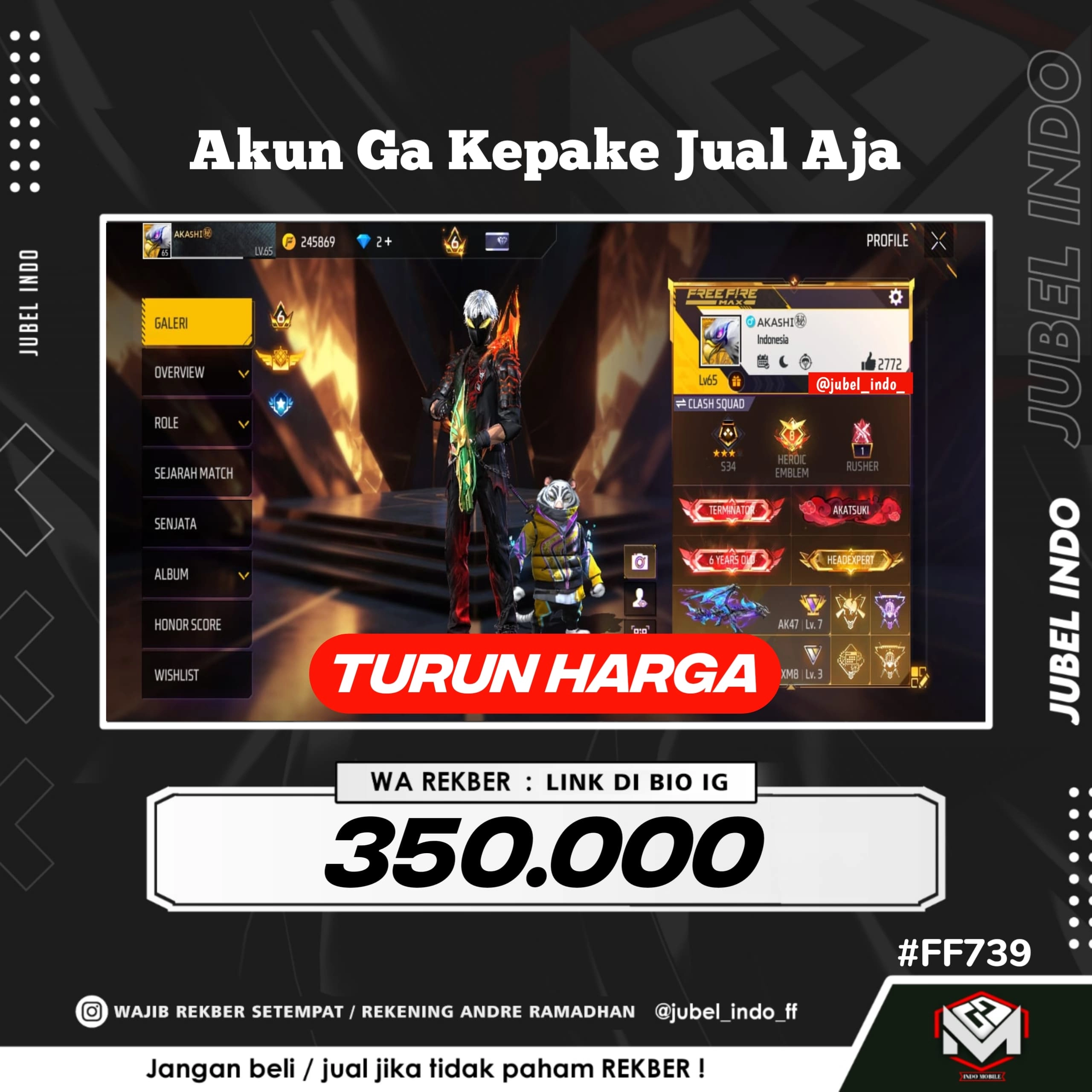 STOK FF #FF739
