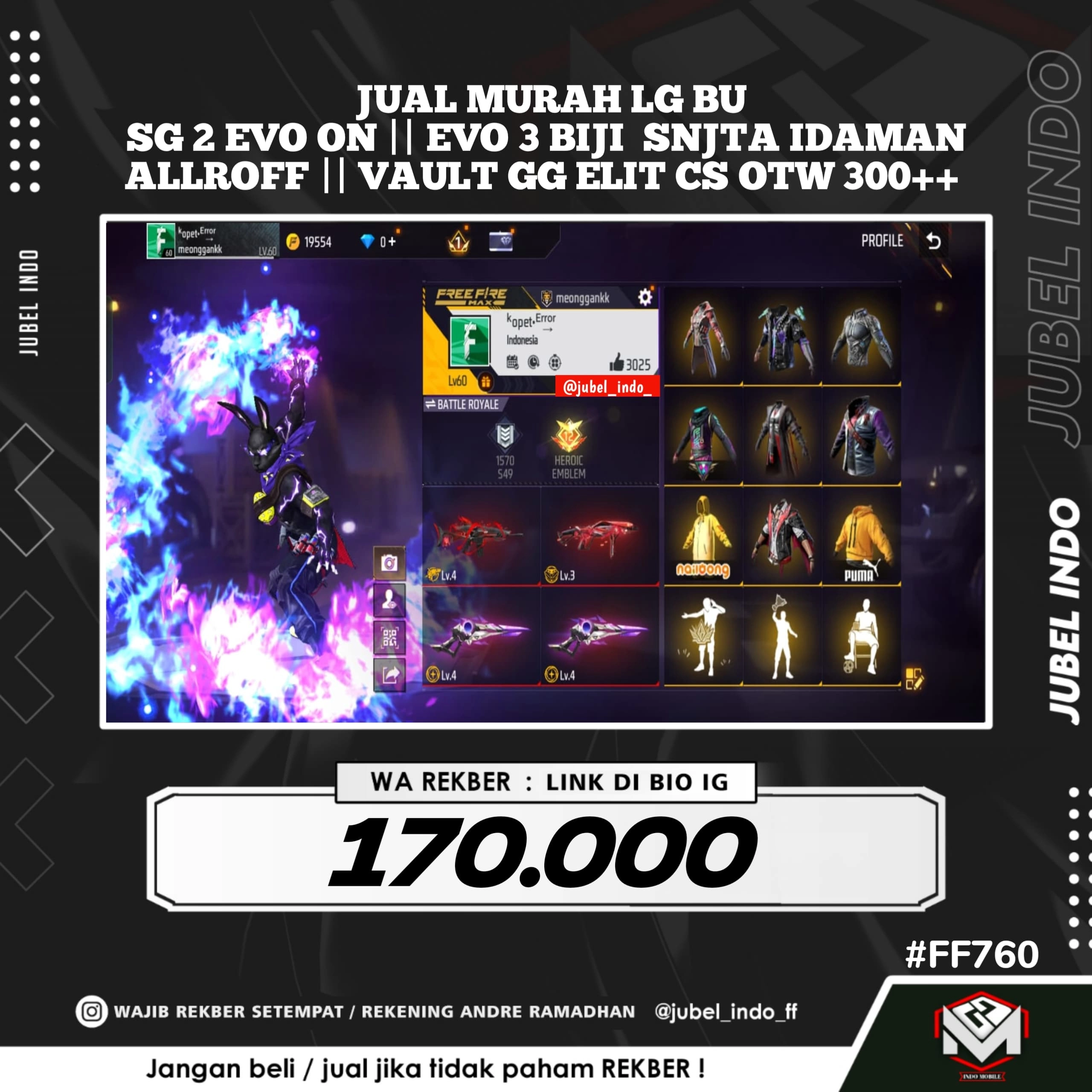 STOK FF #FF760