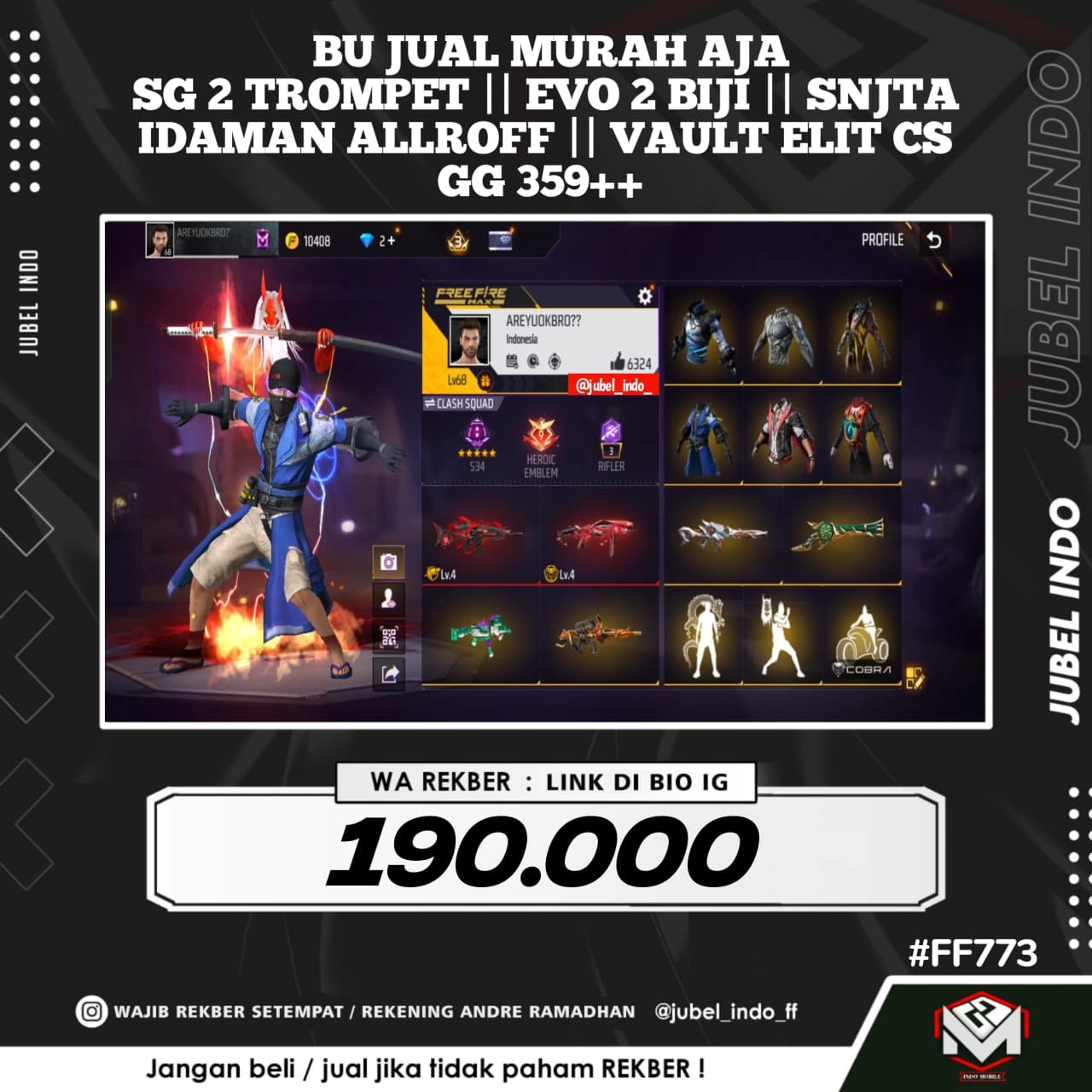 STOK FF #FF773