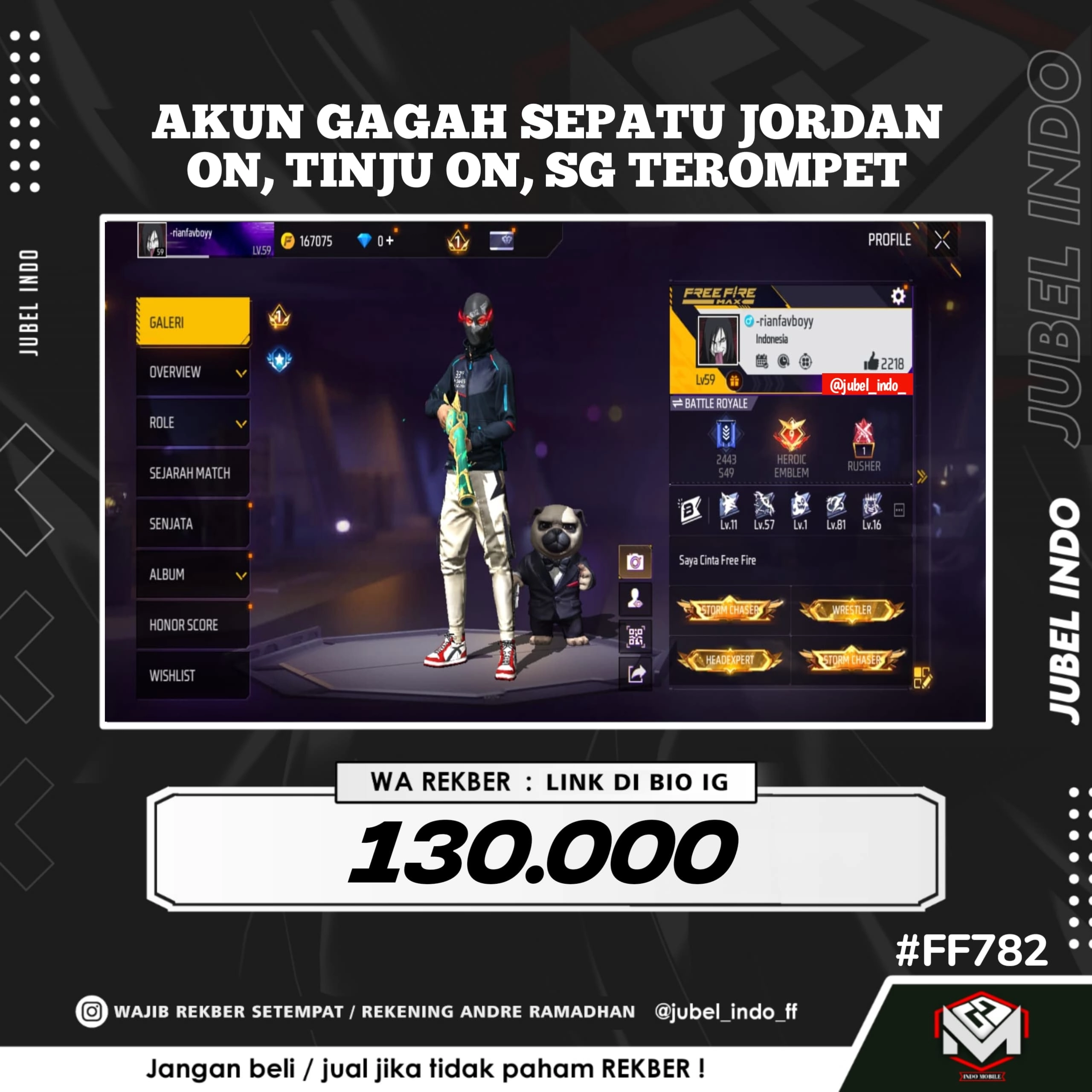 STOK FF #FF782