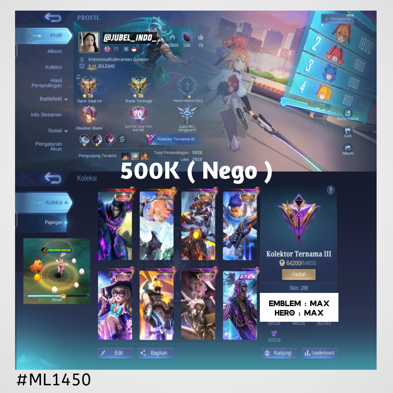 STOK ML #ML1450