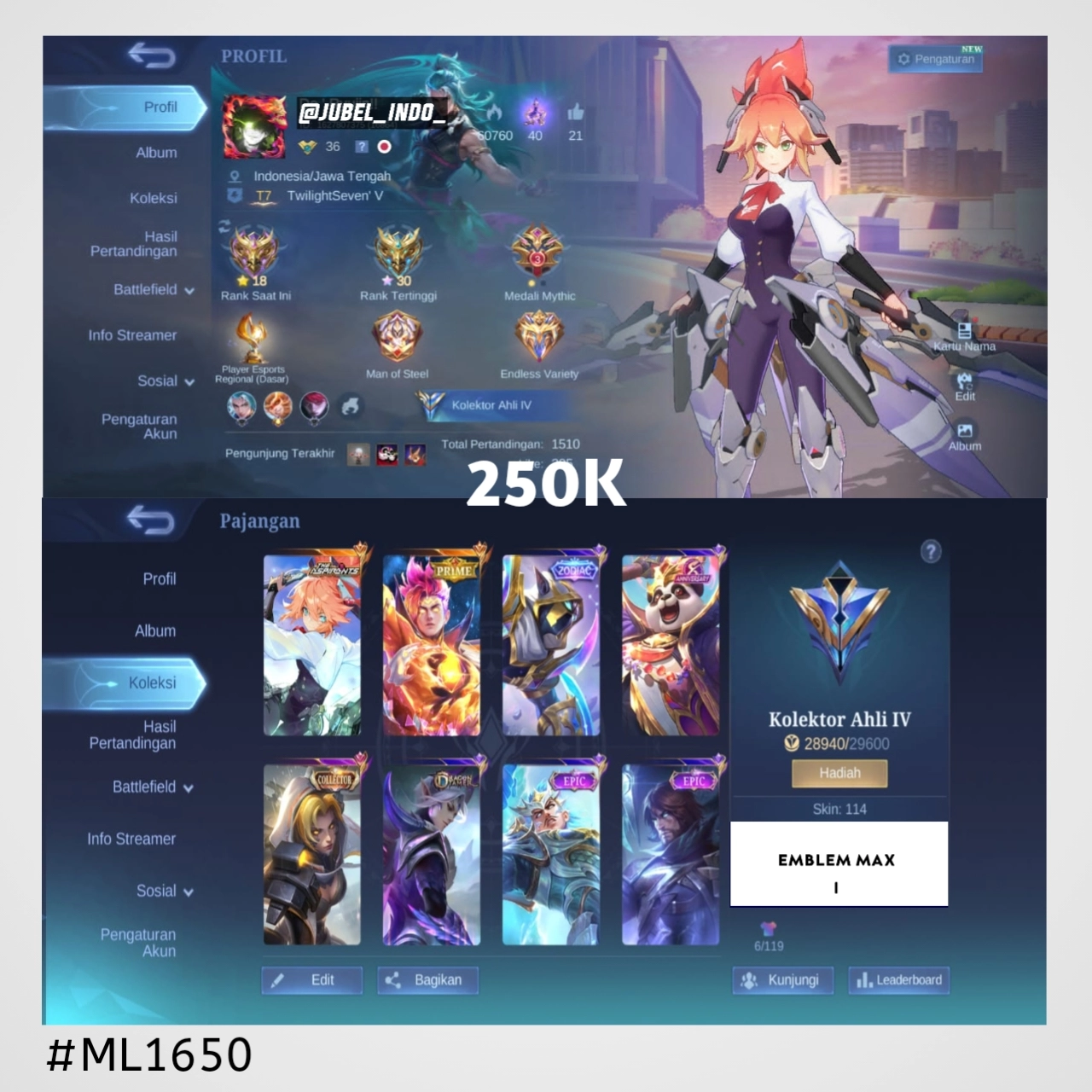 STOK ML #ML1650