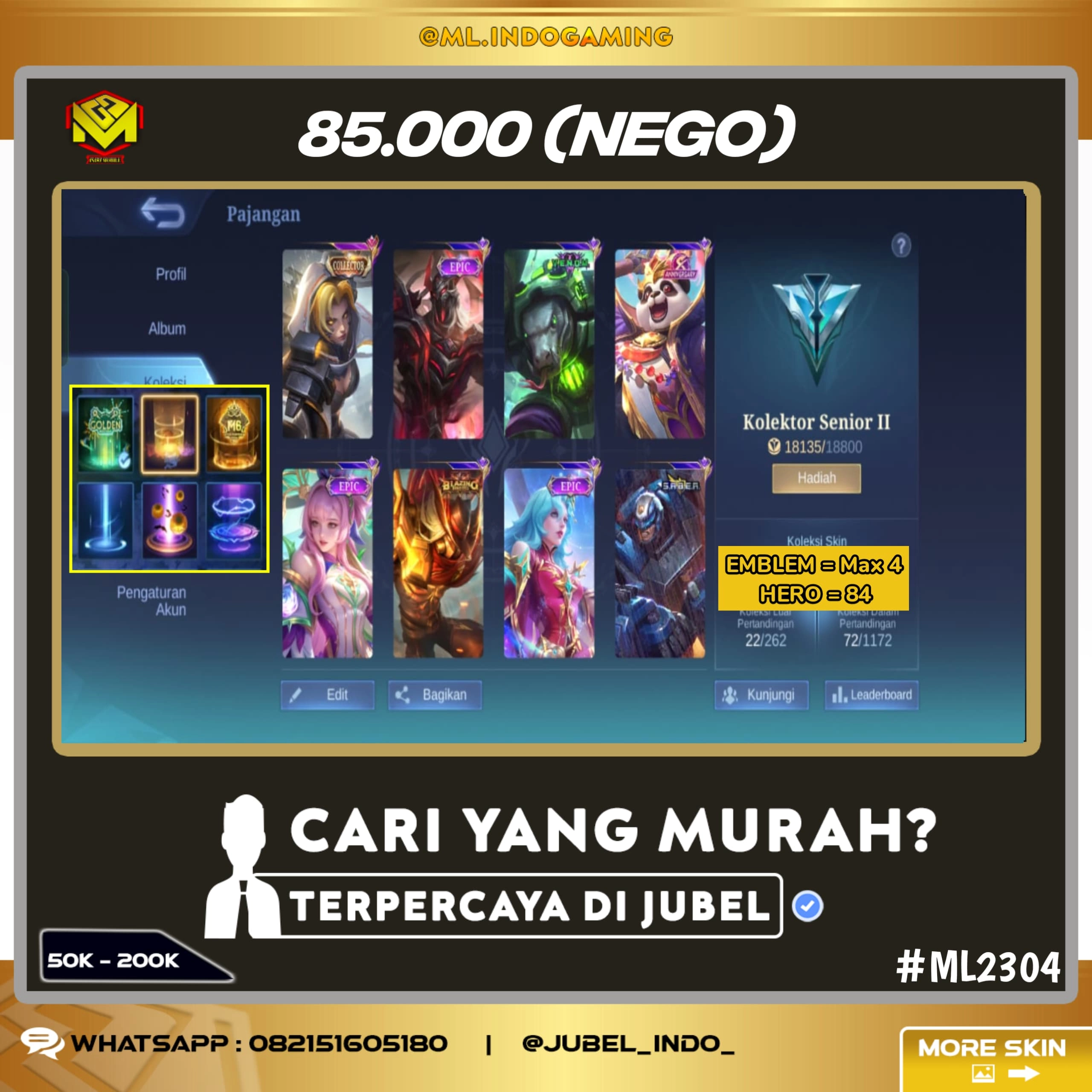 STOK ML #ML2304