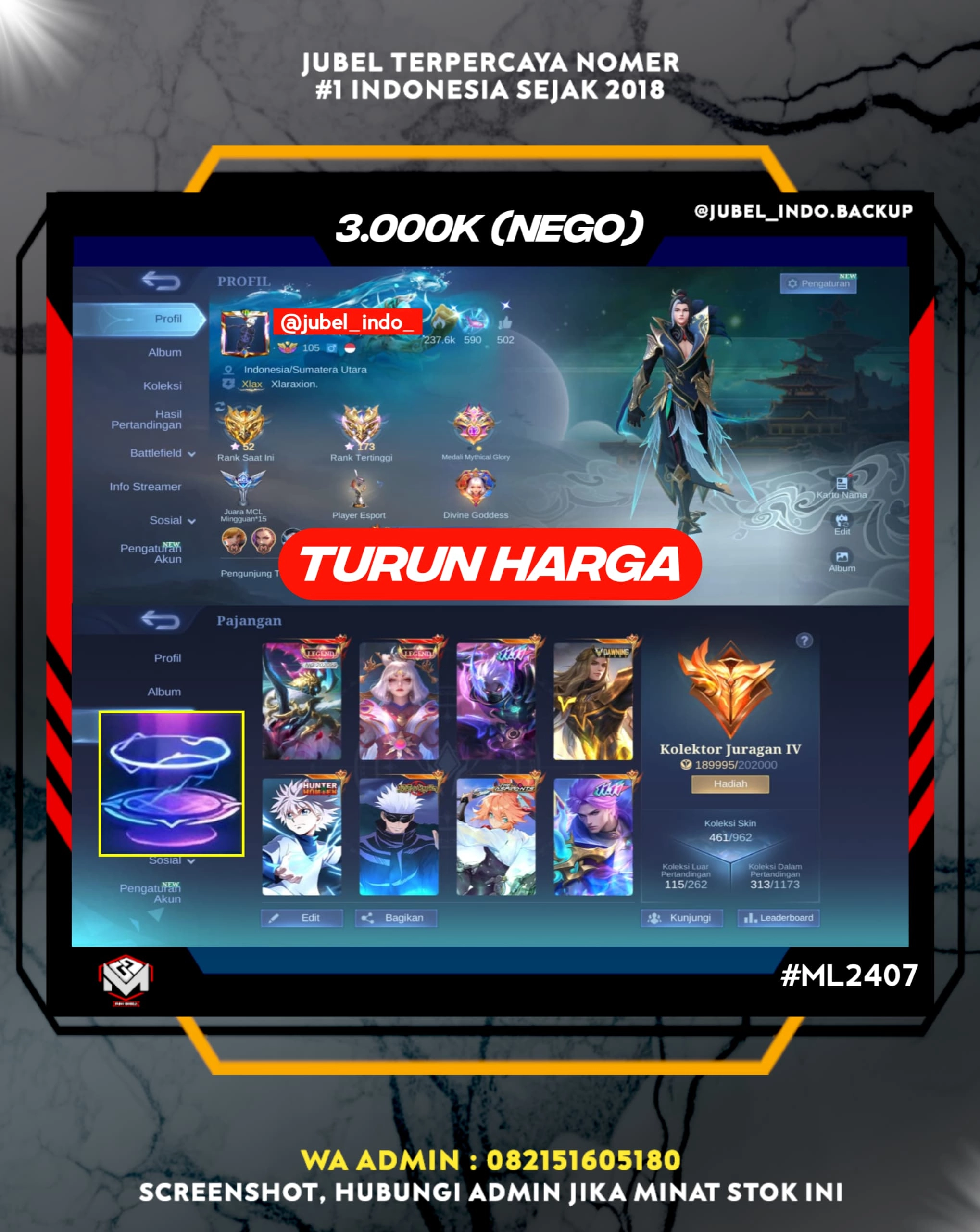 STOK ML #ML2407