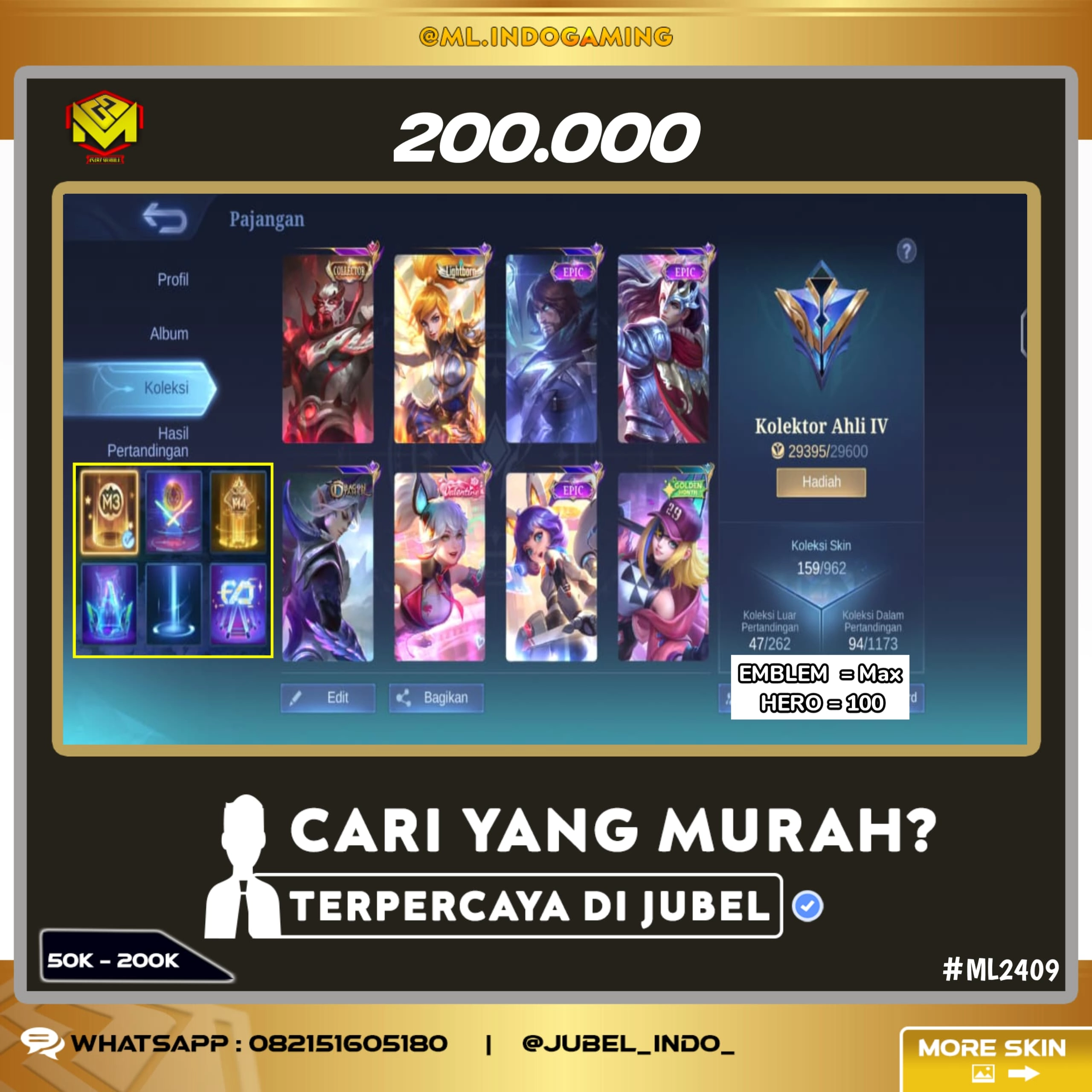 STOK ML #ML2409