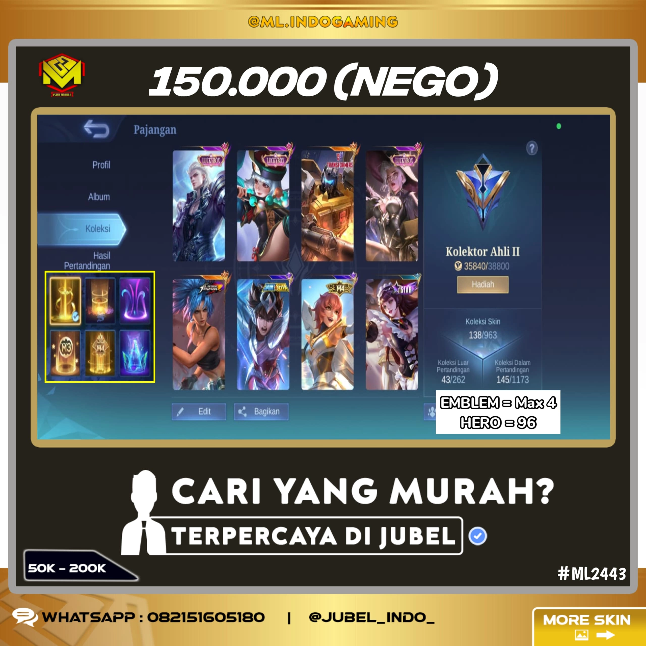 STOK ML #ML2443
