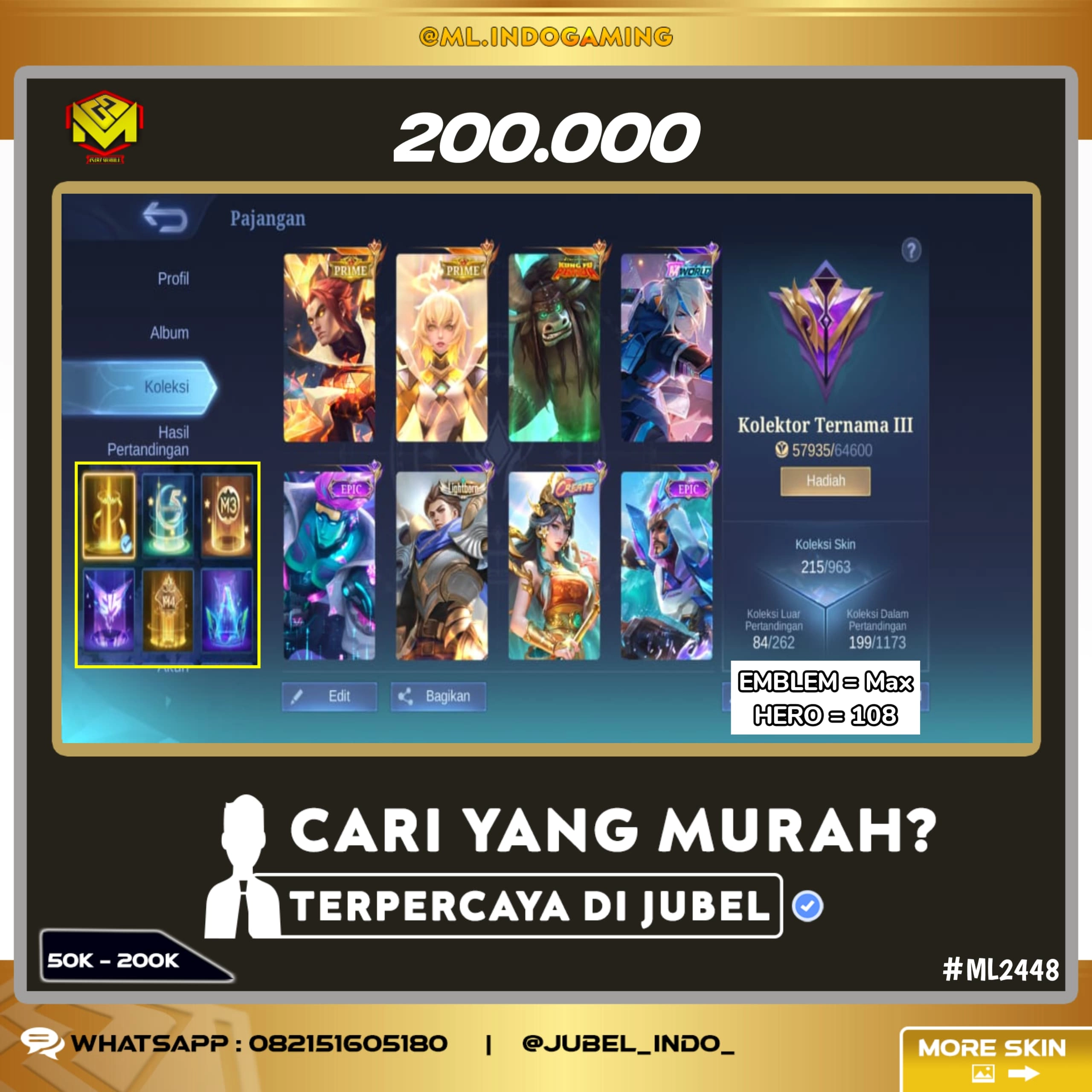 STOK ML #ML2448