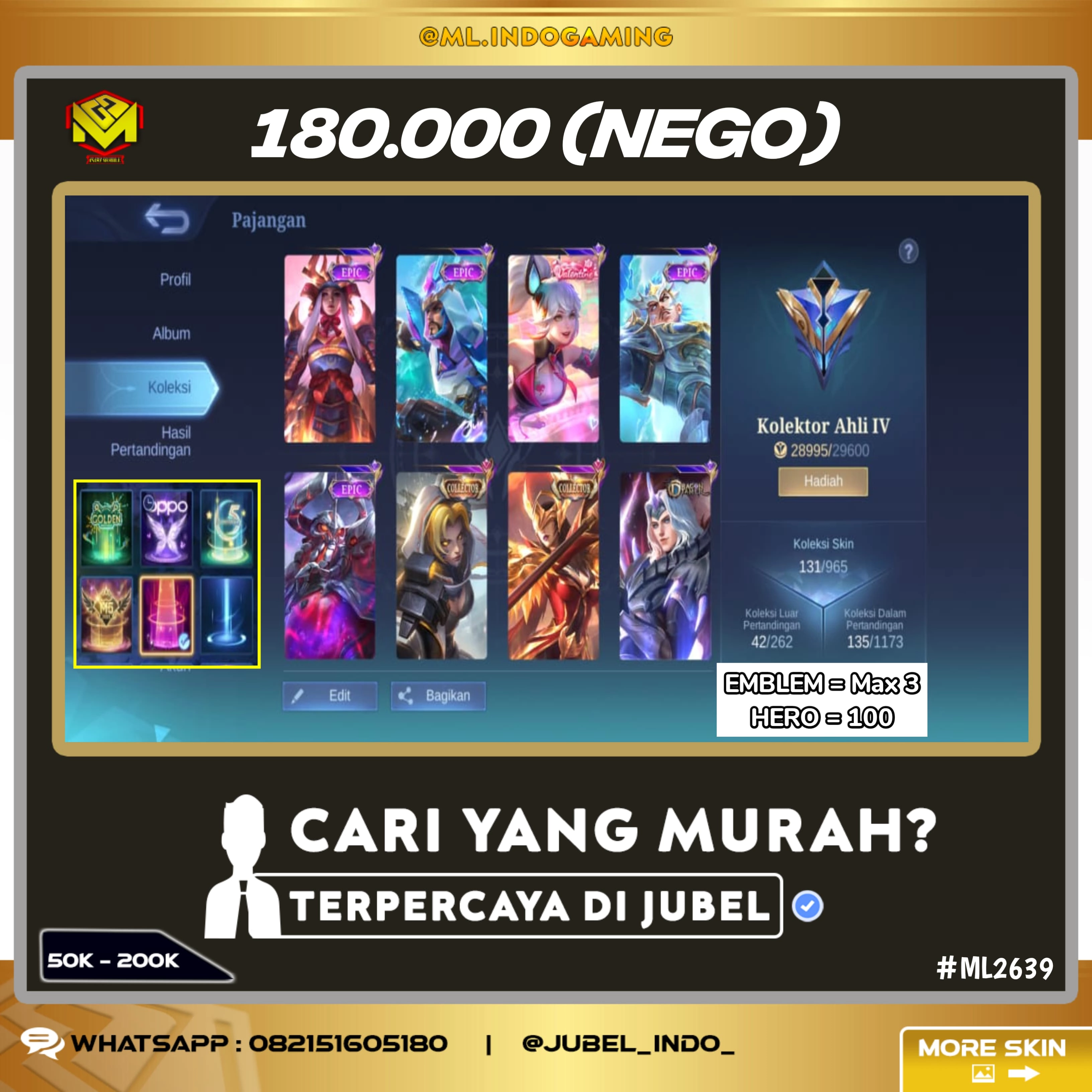 STOK ML #ML2639