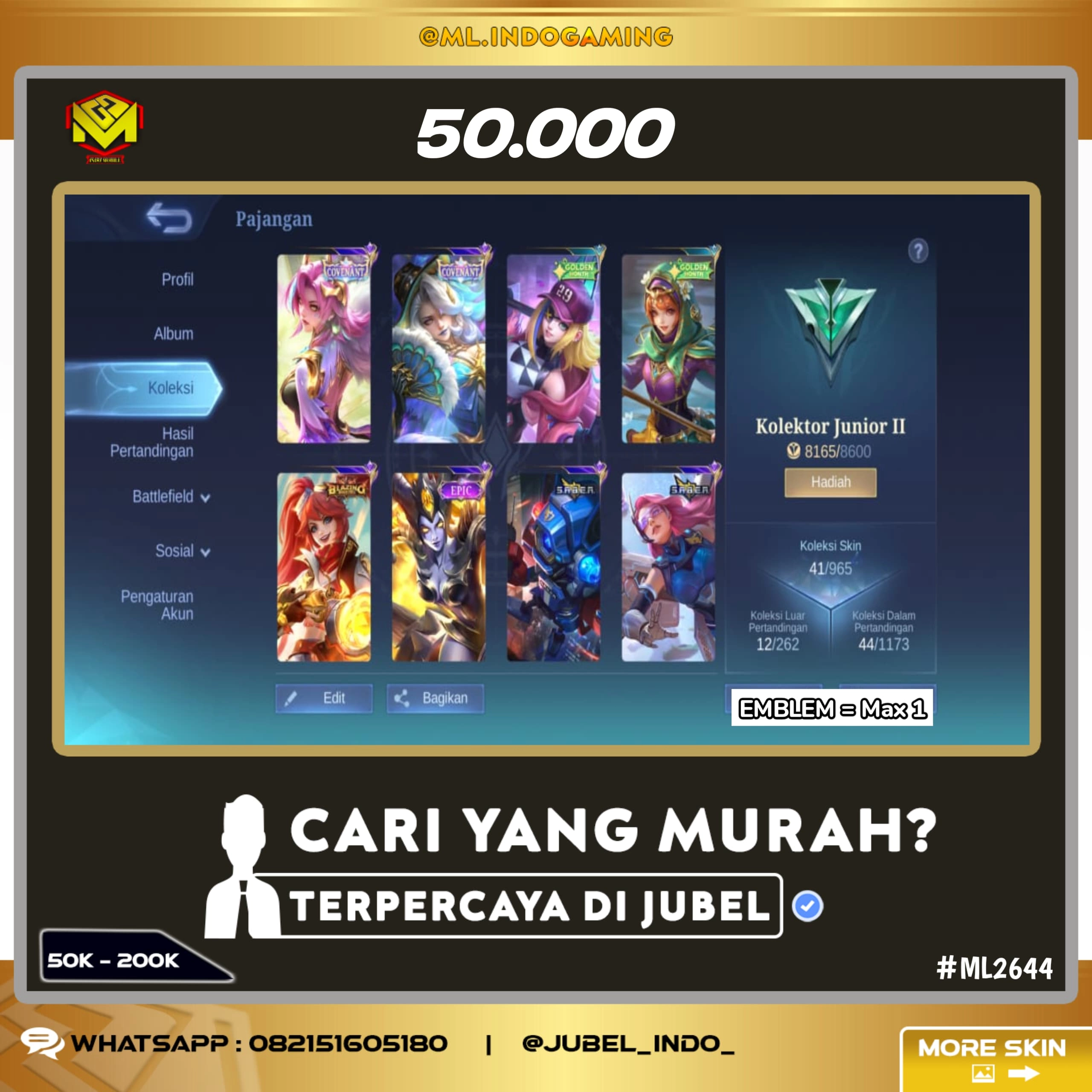 STOK ML #ML2644