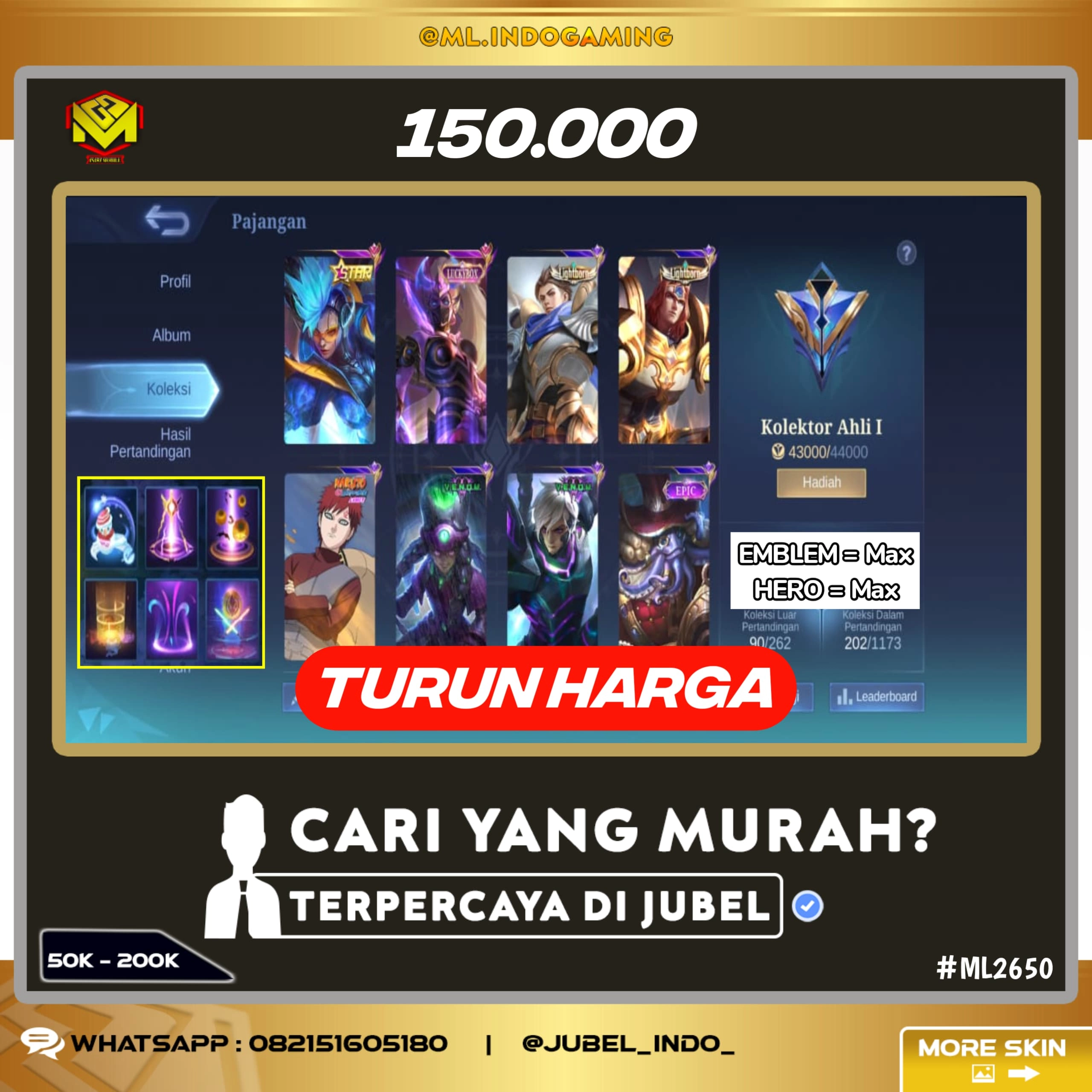 STOK ML #ML2650