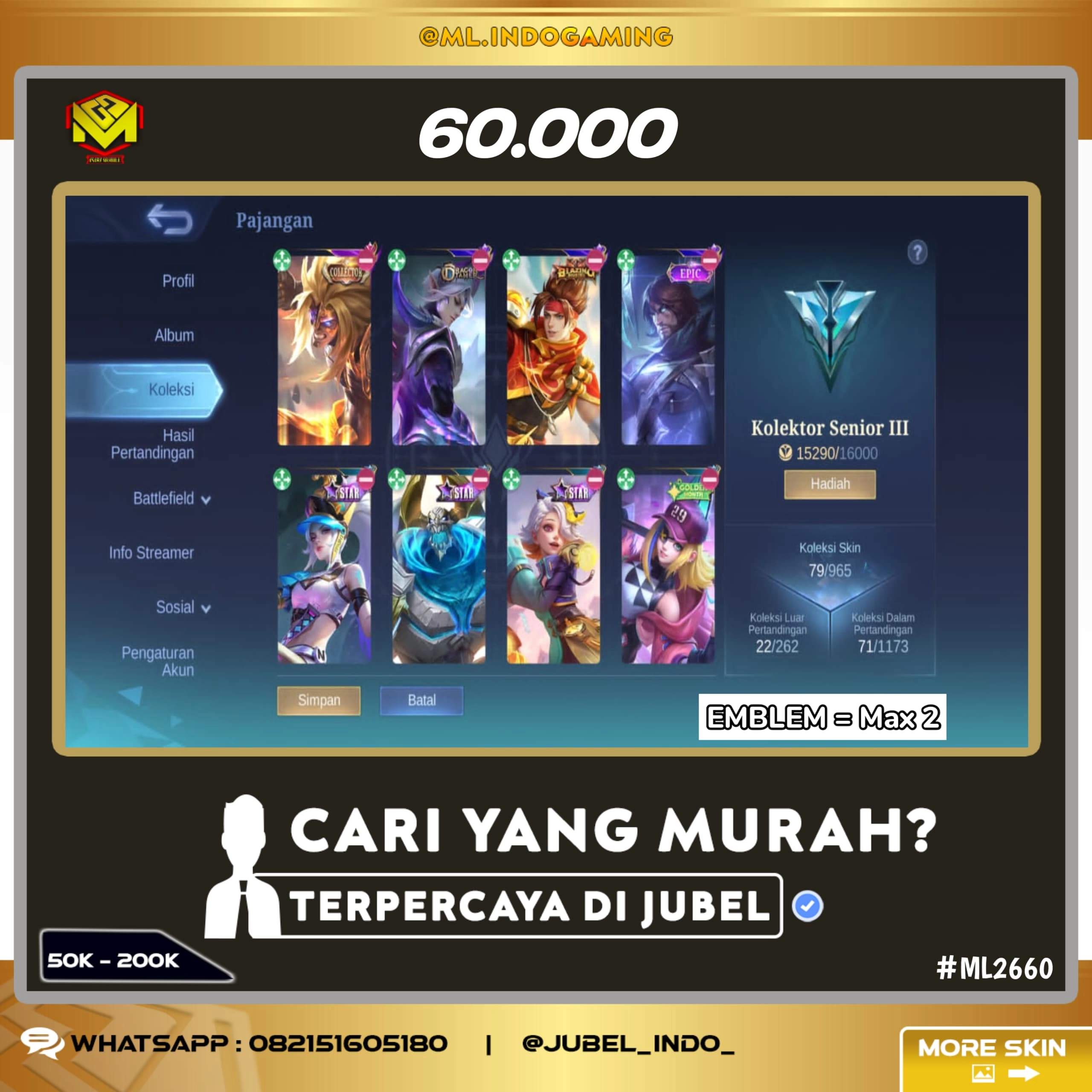 STOK ML #ML2660