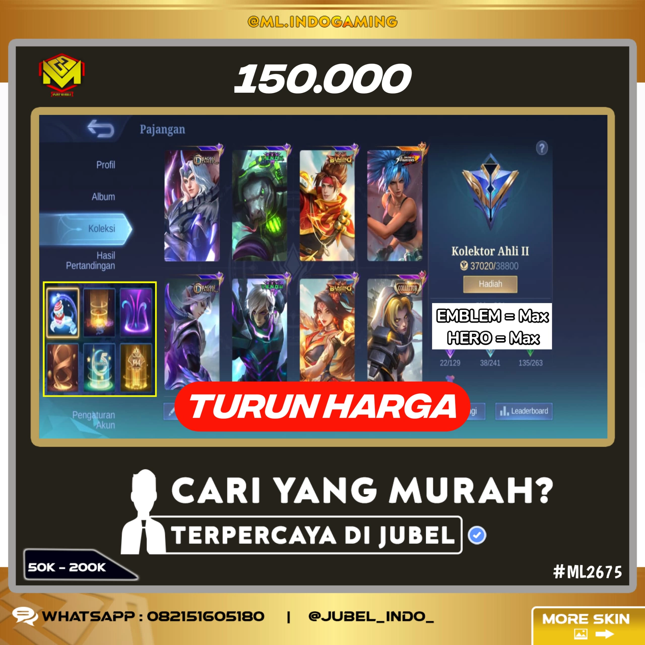 STOK ML #ML2675