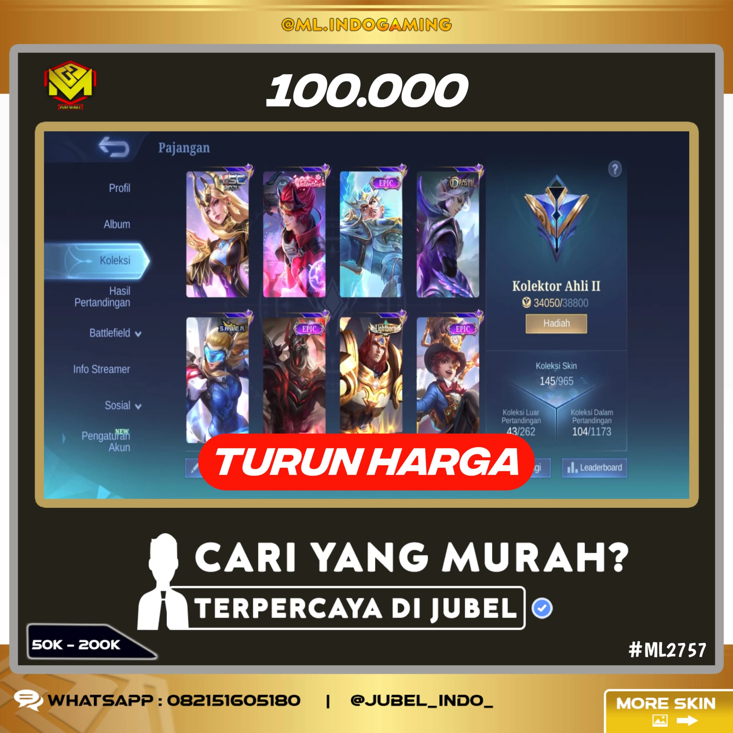 STOK ML #ML2757