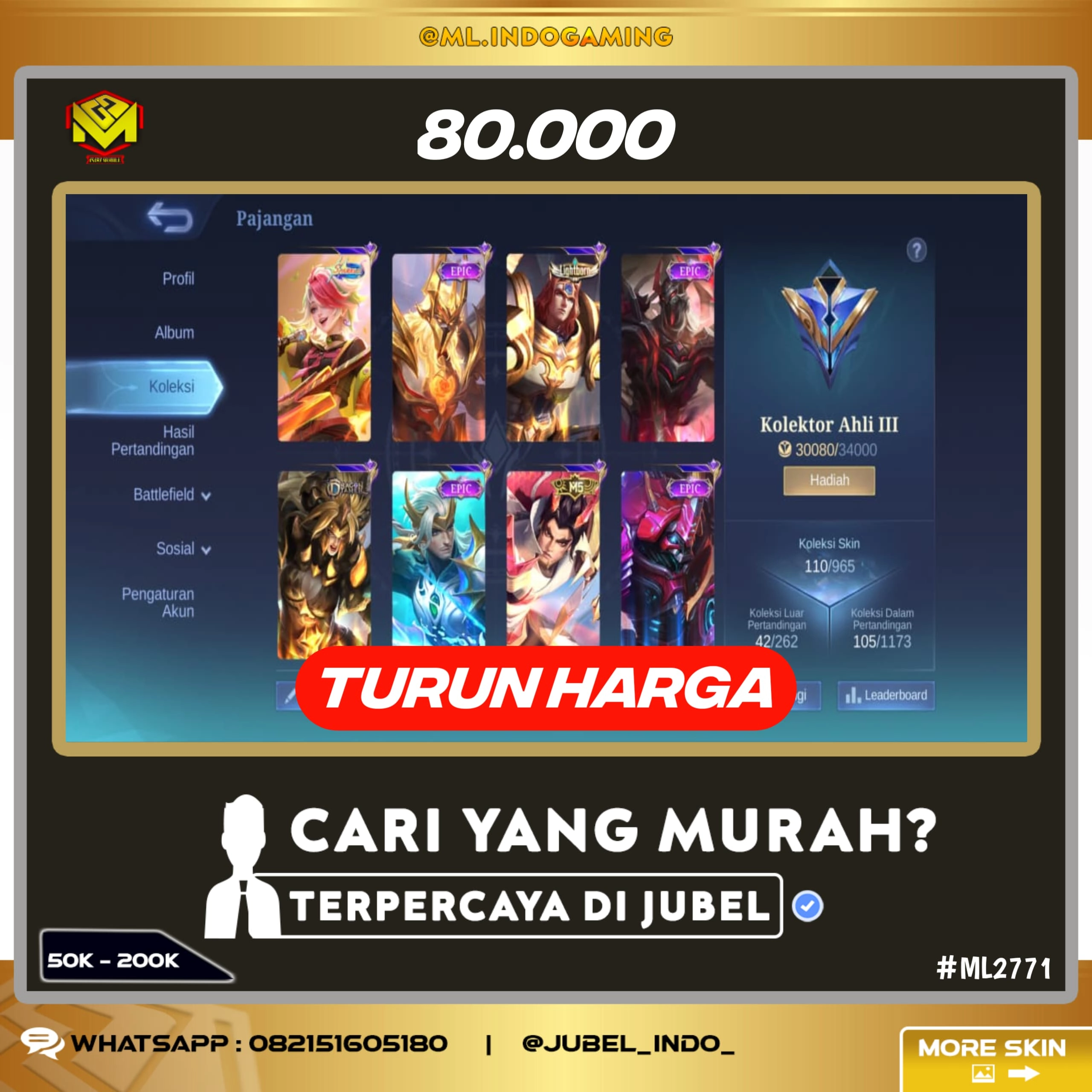 STOK ML #ML2771