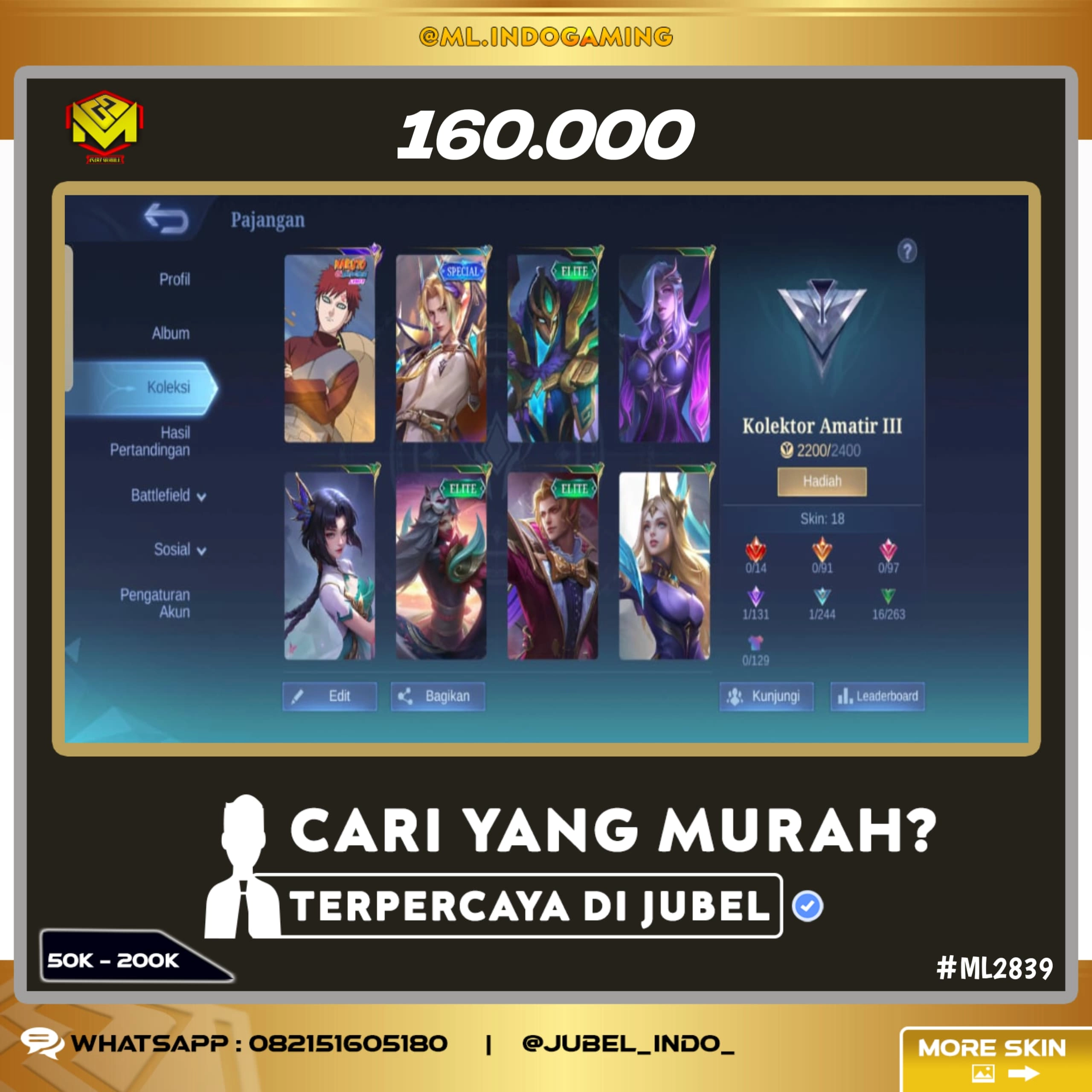 STOK ML #ML2839