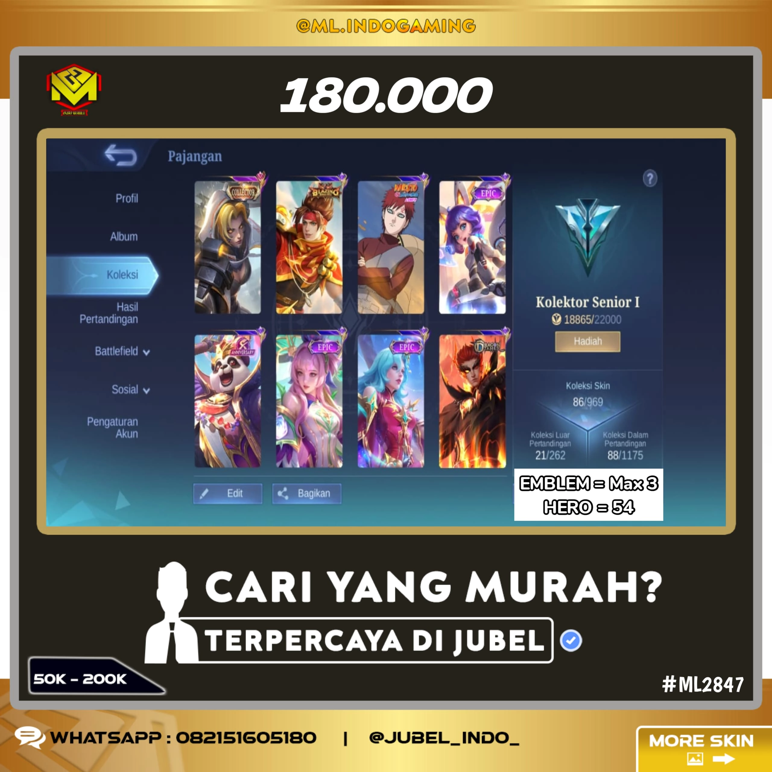 STOK ML #ML2847