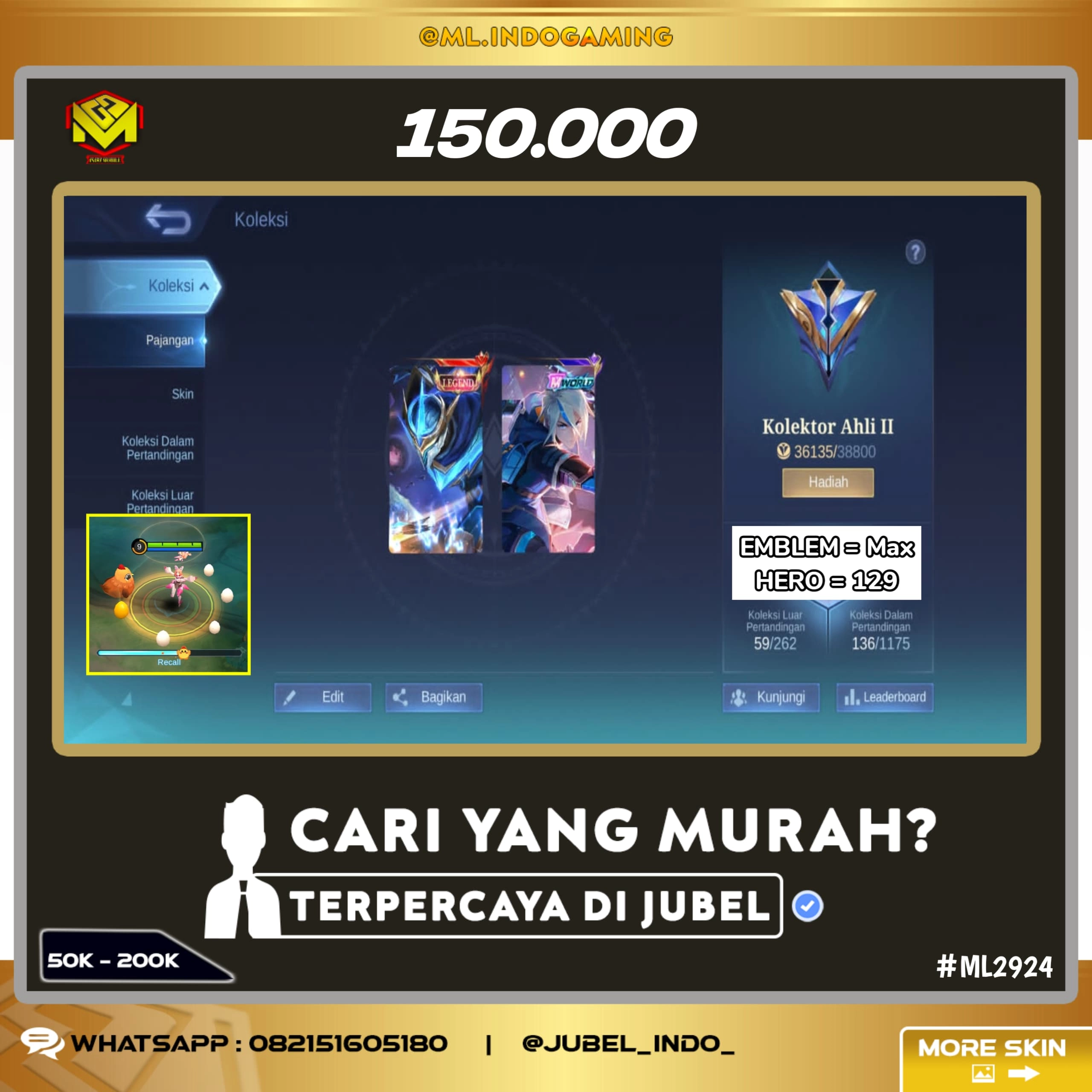 STOK ML #ML2924