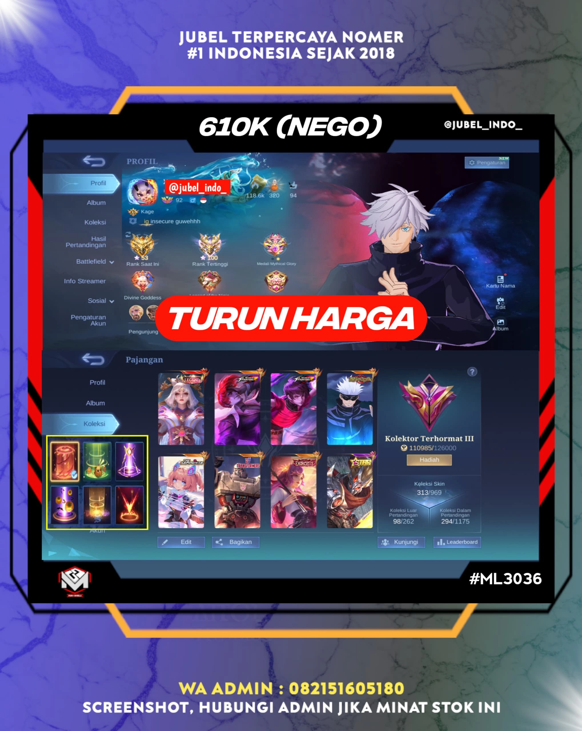 STOK ML #ML3036