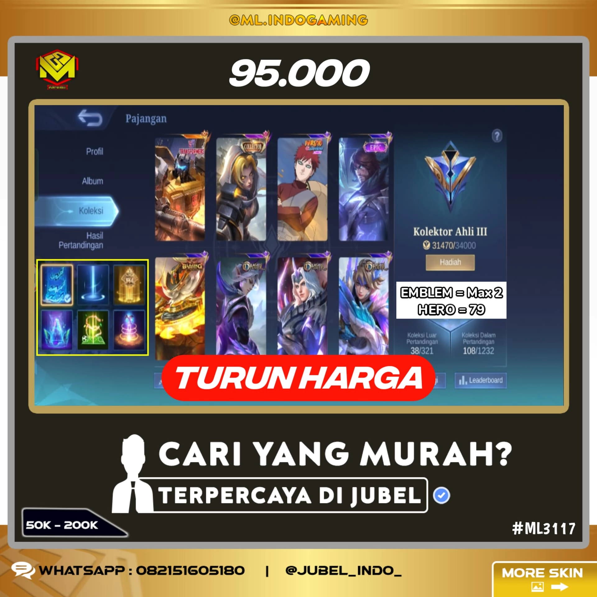STOK ML #ML3117